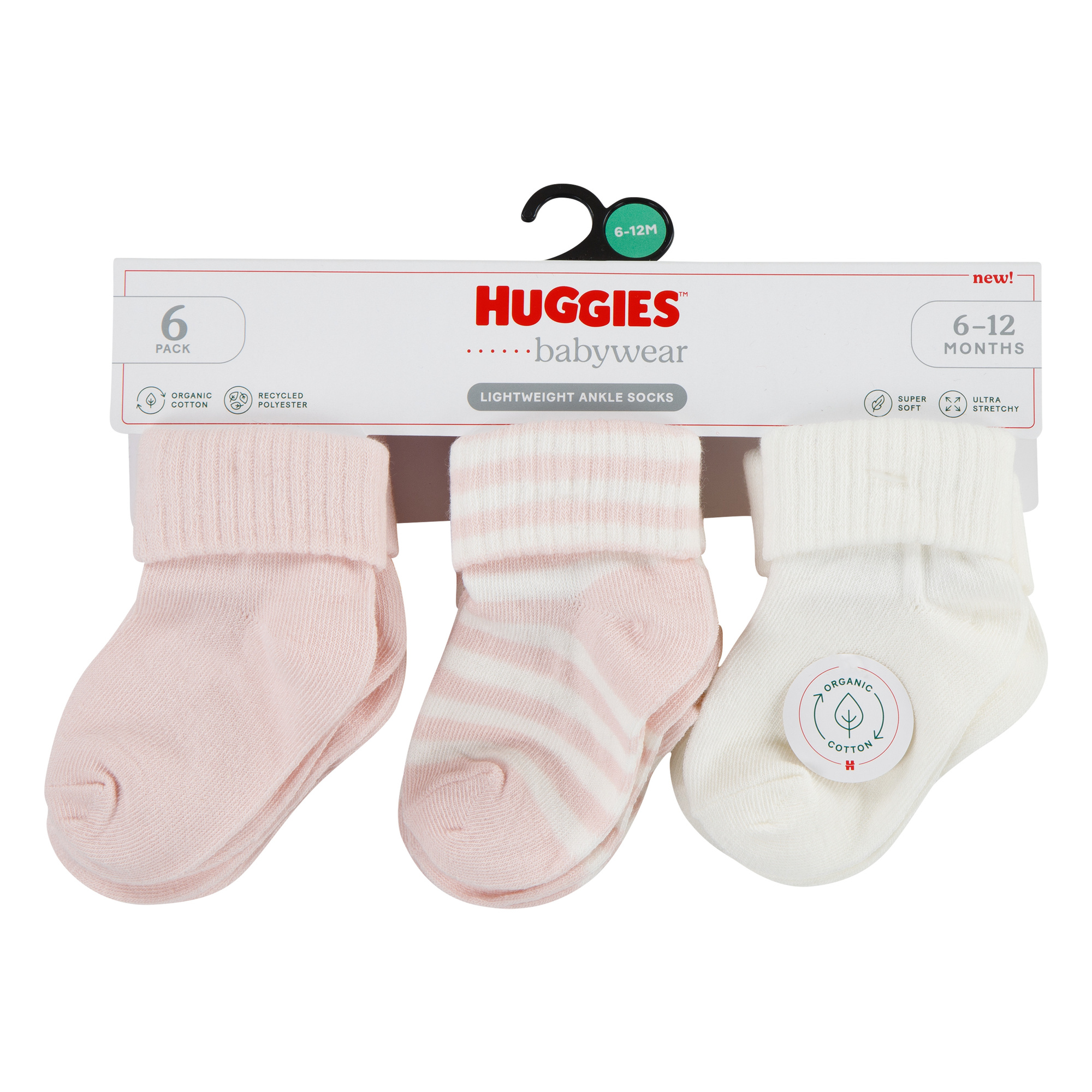 Calzini ripiegabili huggies® per neonati (confezione da 6) - Huggies