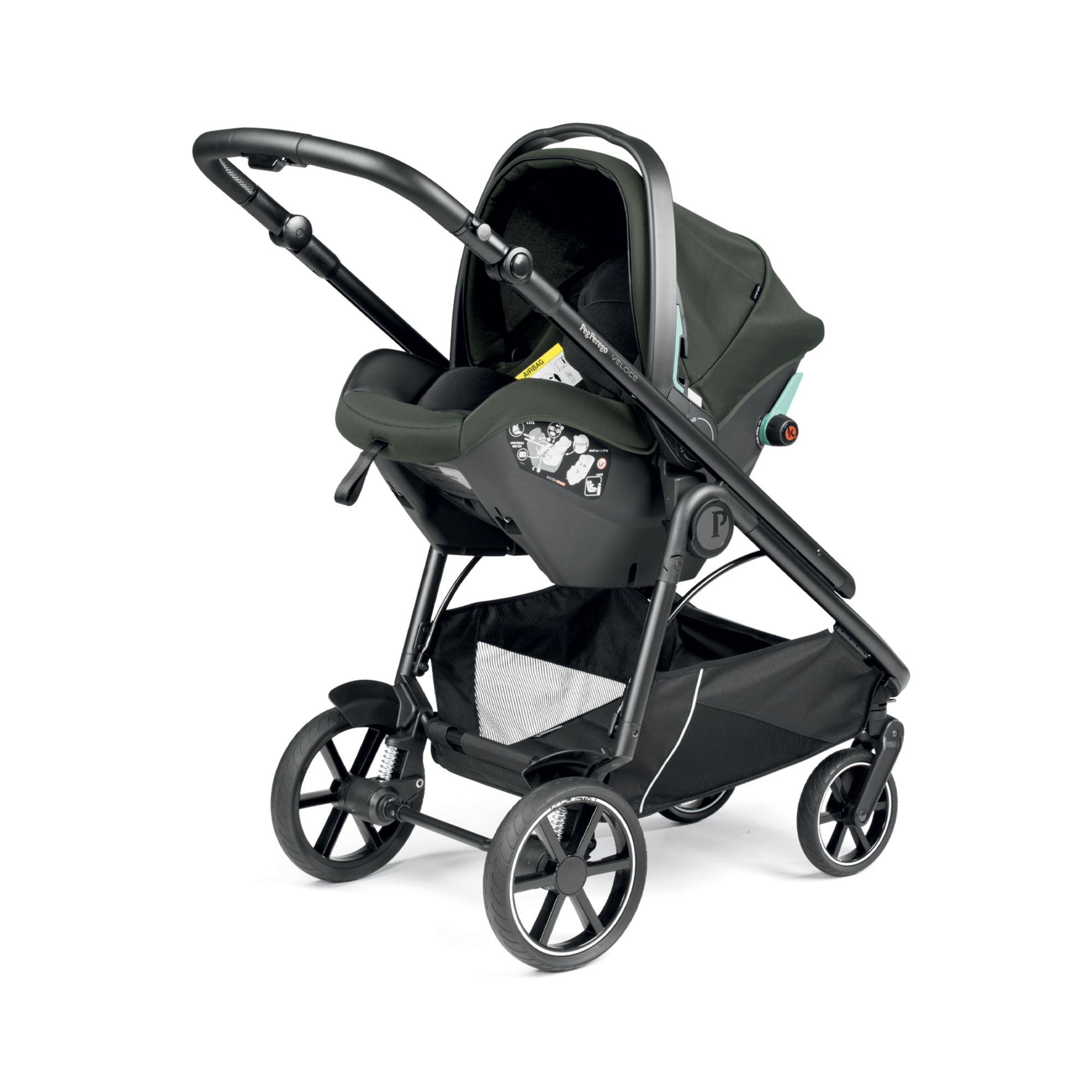 Peg perego - veloce belvedere slk modular - green - Peg Perego