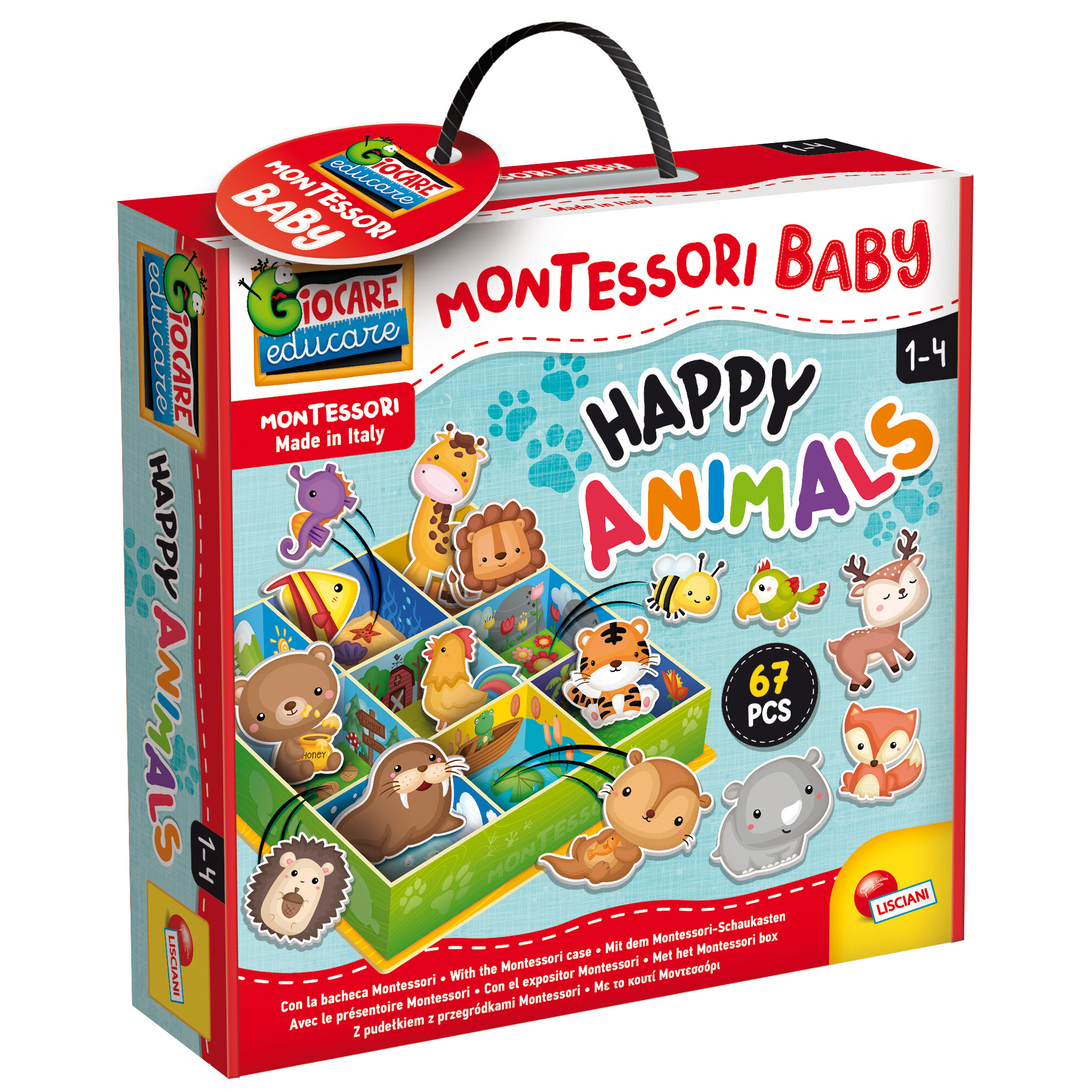 Montessori baby happy animals - LISCIANI