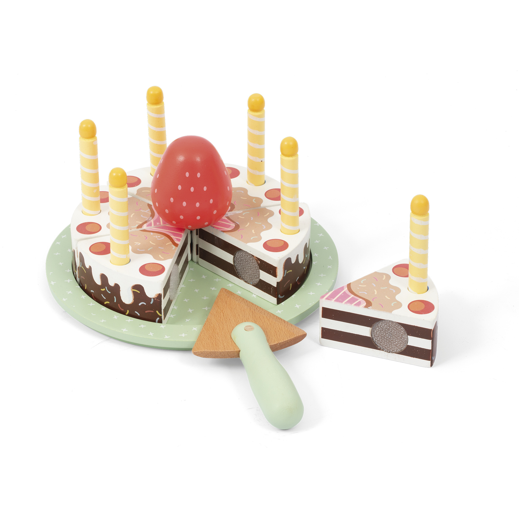 Torta di compleanno in legno - wood - n  play - WOOD N'PLAY