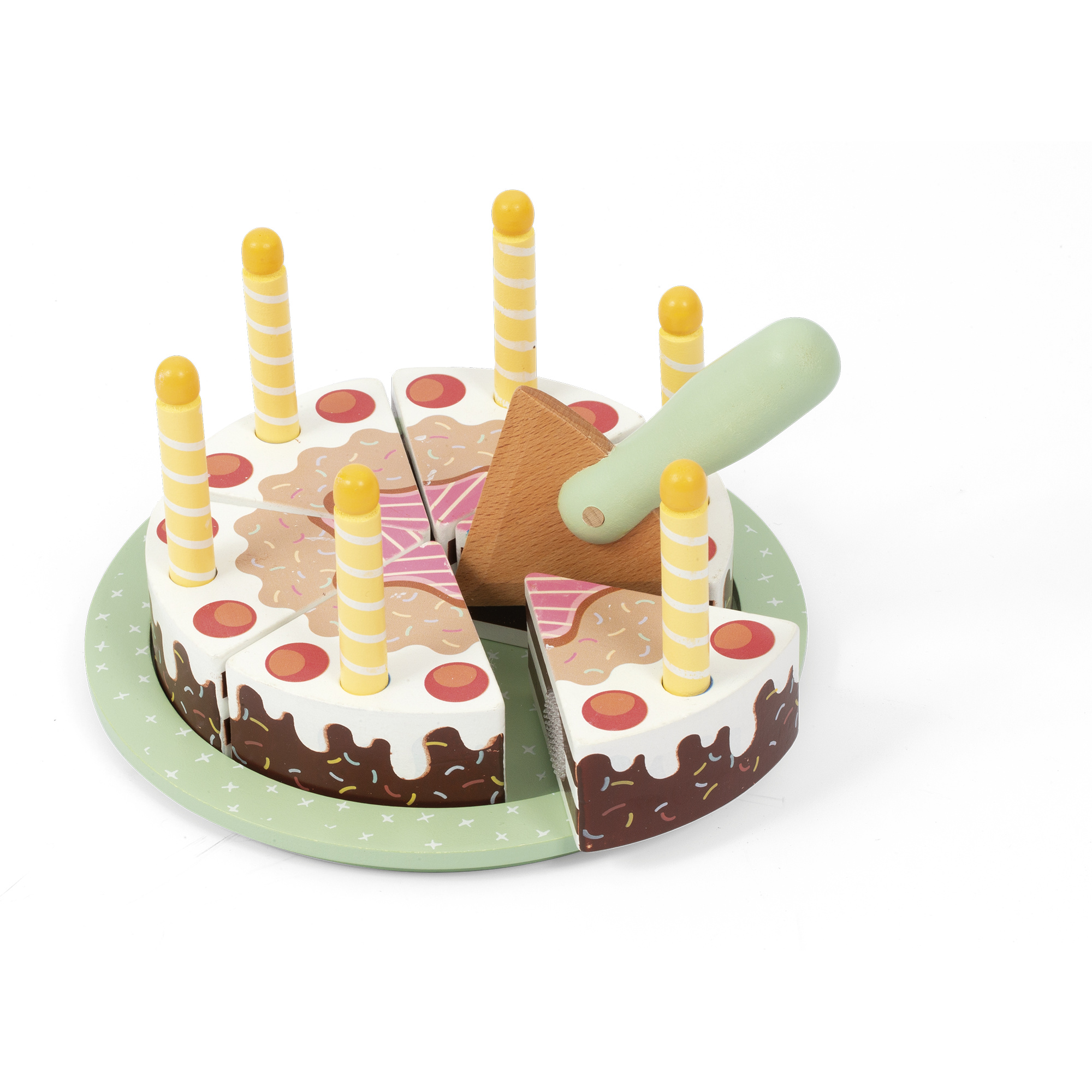 Torta di compleanno in legno - wood - n  play - WOOD N'PLAY