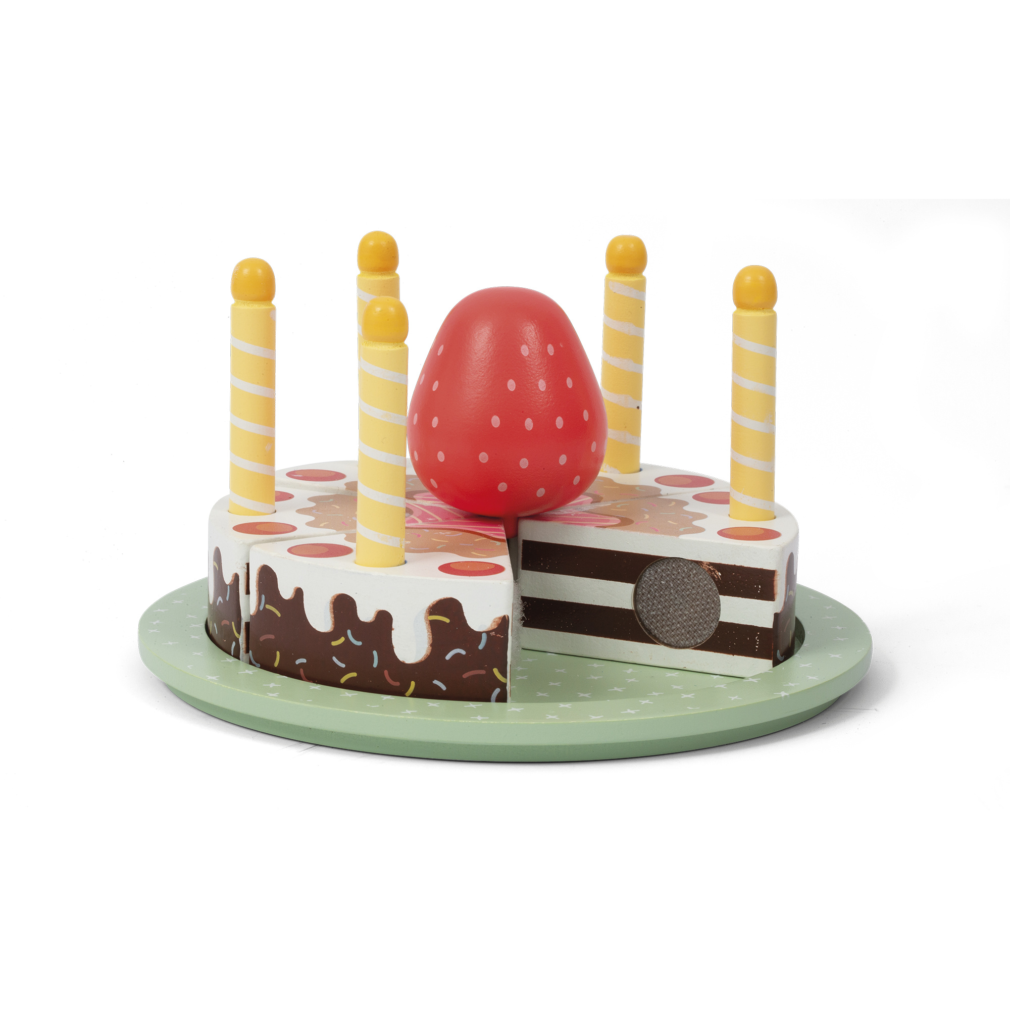 Torta di compleanno in legno - wood - n  play - WOOD N'PLAY