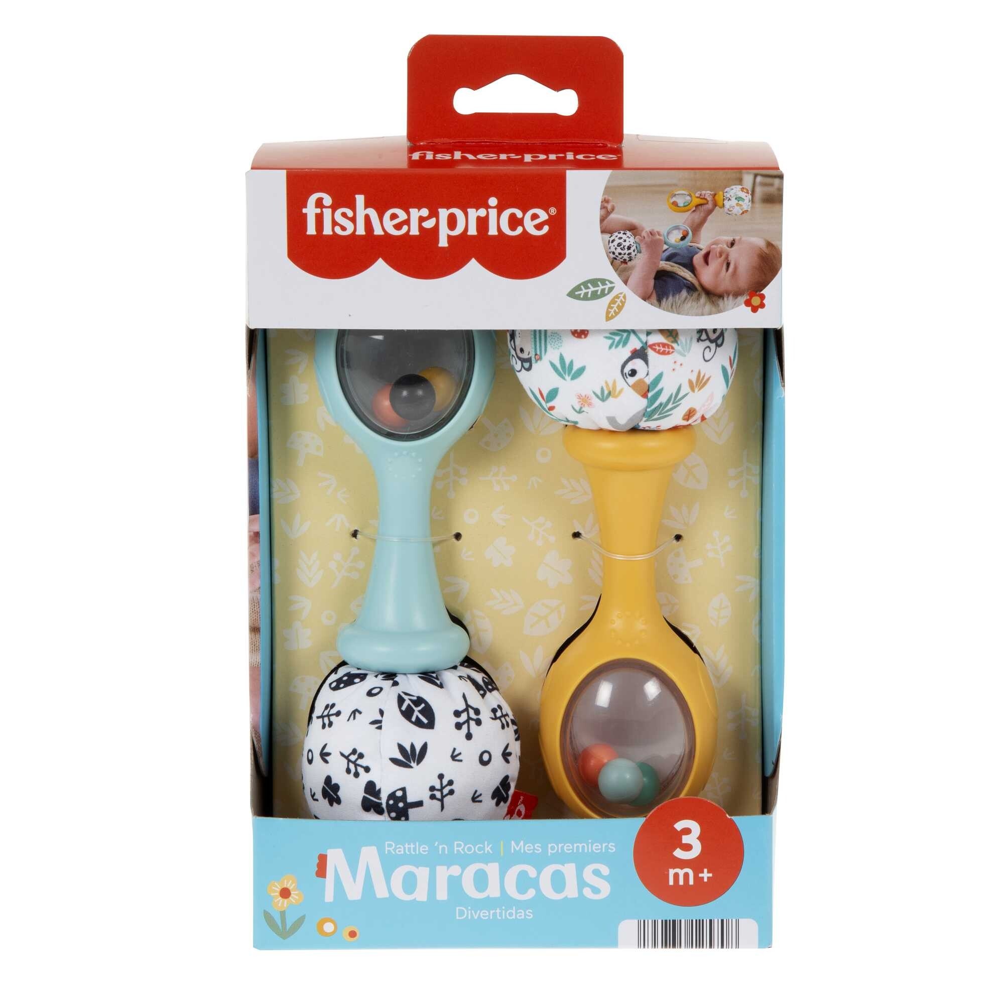 Sonaglio maracas fisher price - scuoti e gioca per bambini 3m+ - FISHER PRICE