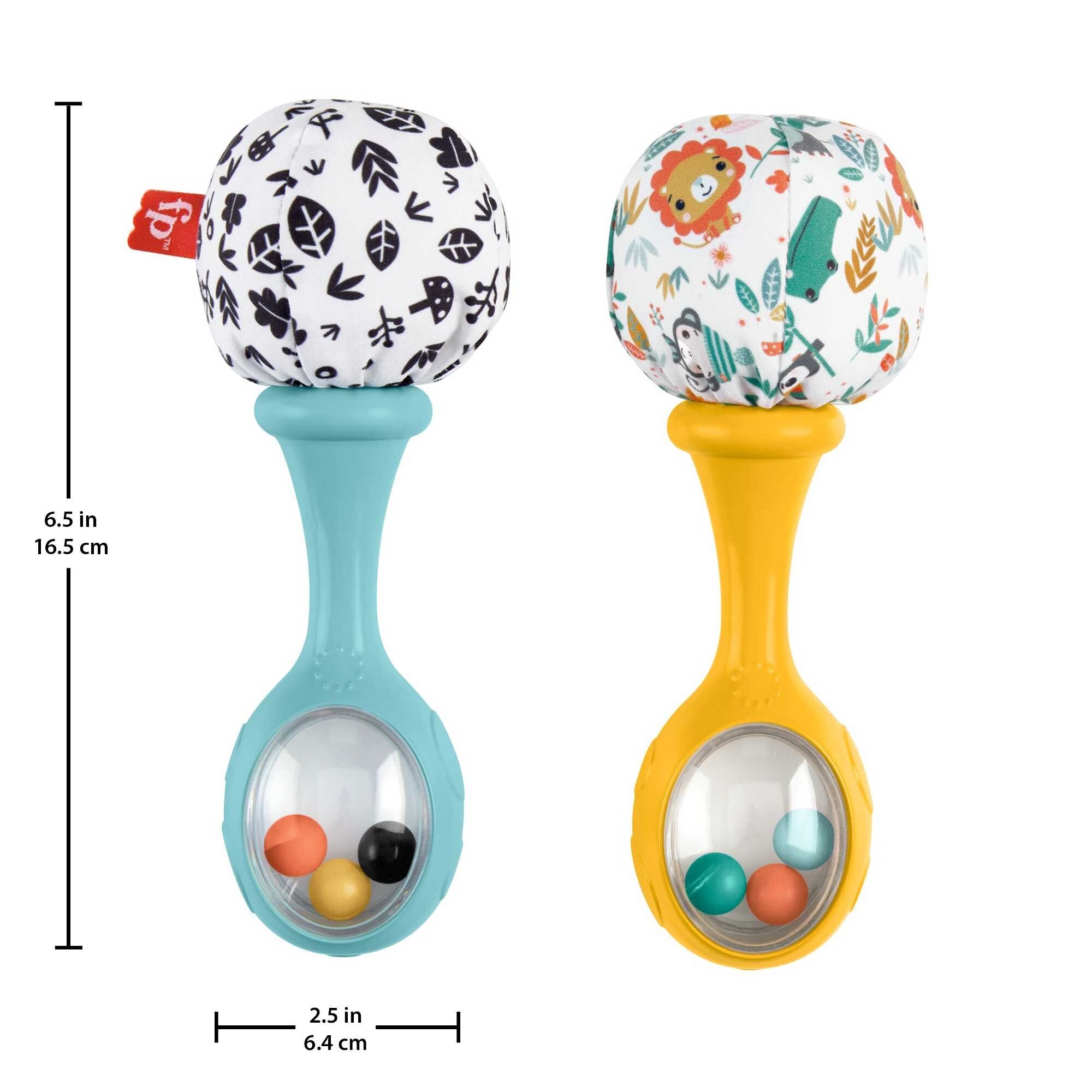 Sonaglio maracas fisher price - scuoti e gioca per bambini 3m+ - FISHER PRICE