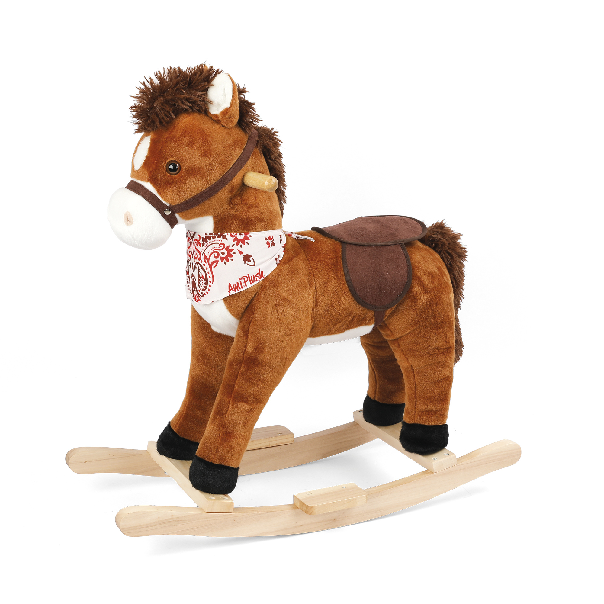 Cavallo a dondolo- ami plush - 18m+ - Ami Plush