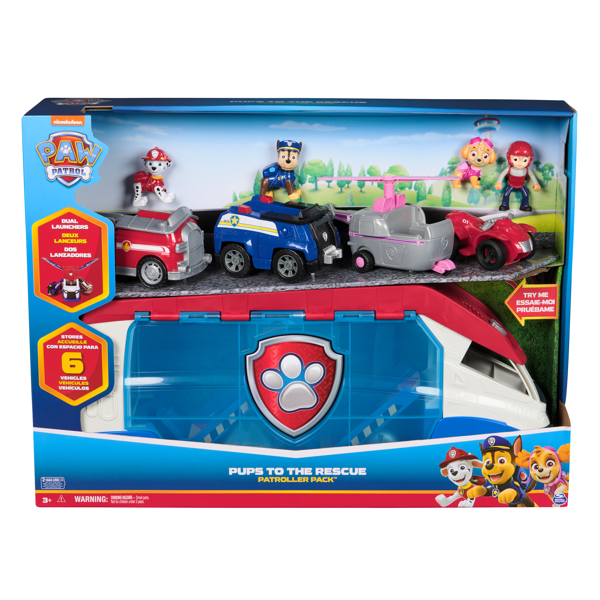 Paw patrol paw patroller - gioco trasformabile per bambini 3+, veicolo con funzione espandibile - Paw Patrol