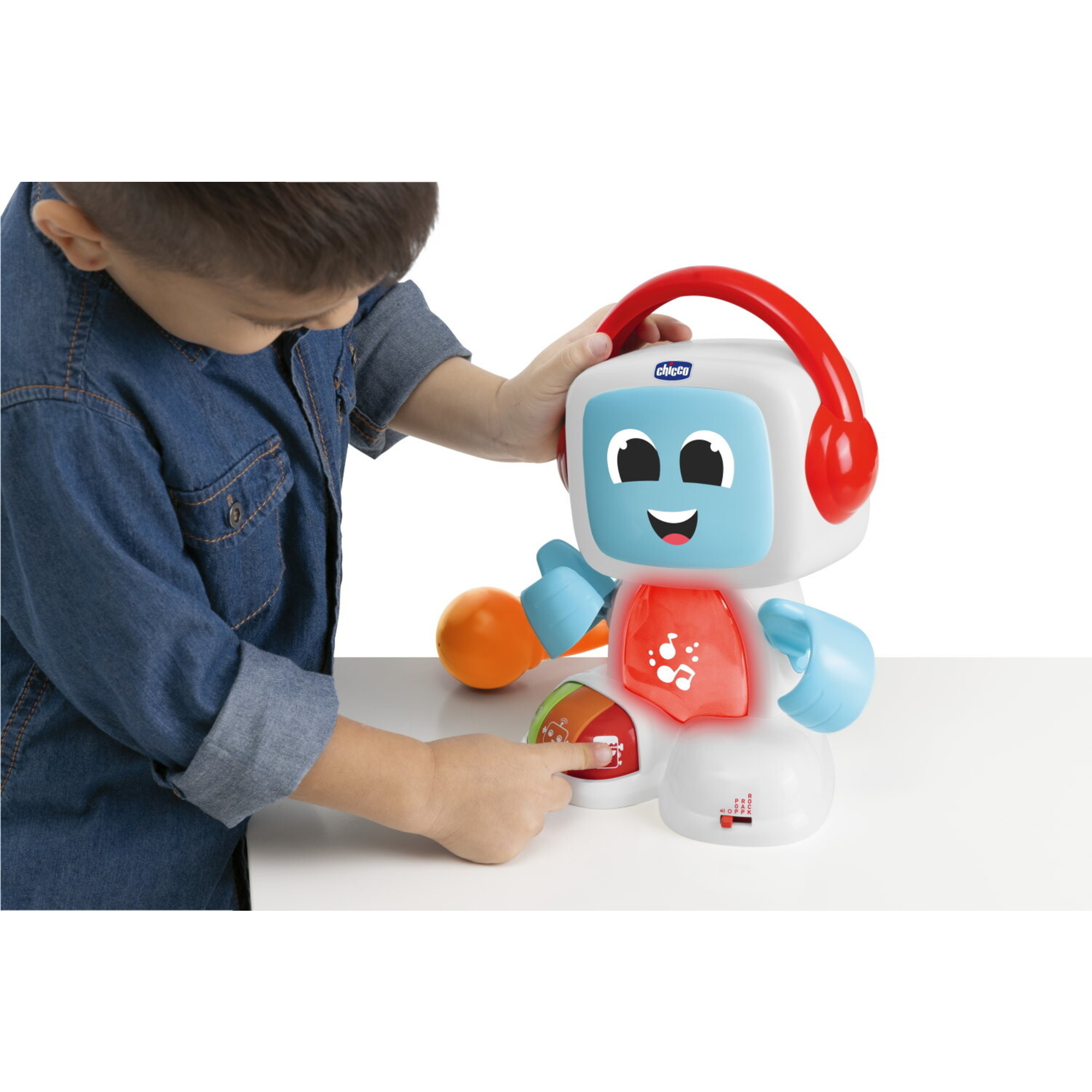 Chicco robit - gioca e canta con happy music per bambini 3-6 anni - Chicco