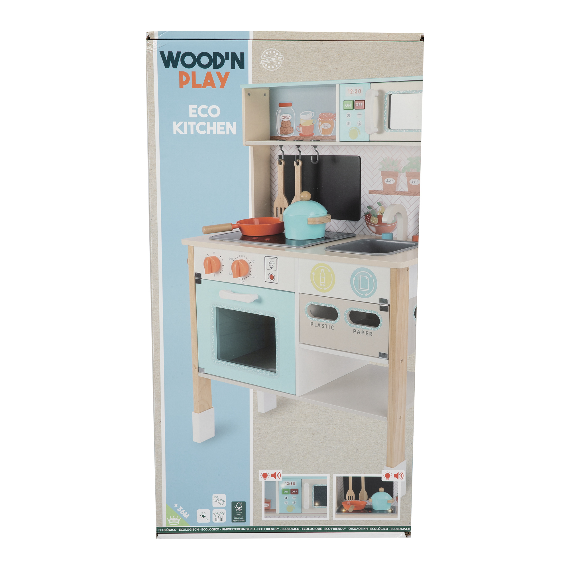 Cucina eco in legno – wood “n” play - WOOD N'PLAY