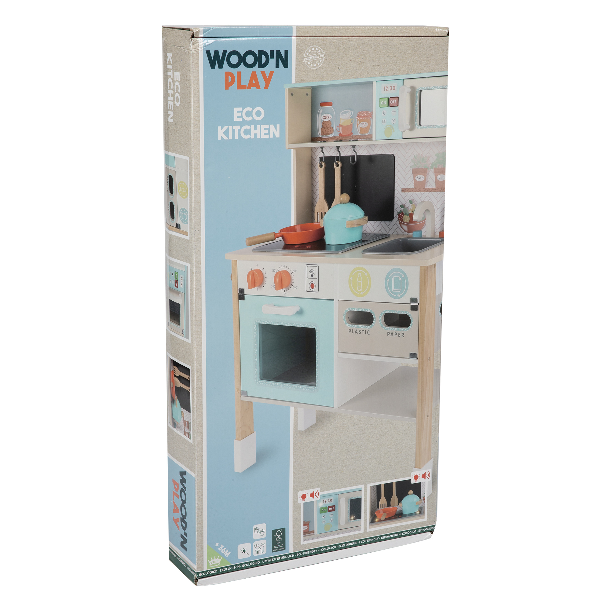 Cucina eco in legno – wood “n” play - WOOD N'PLAY