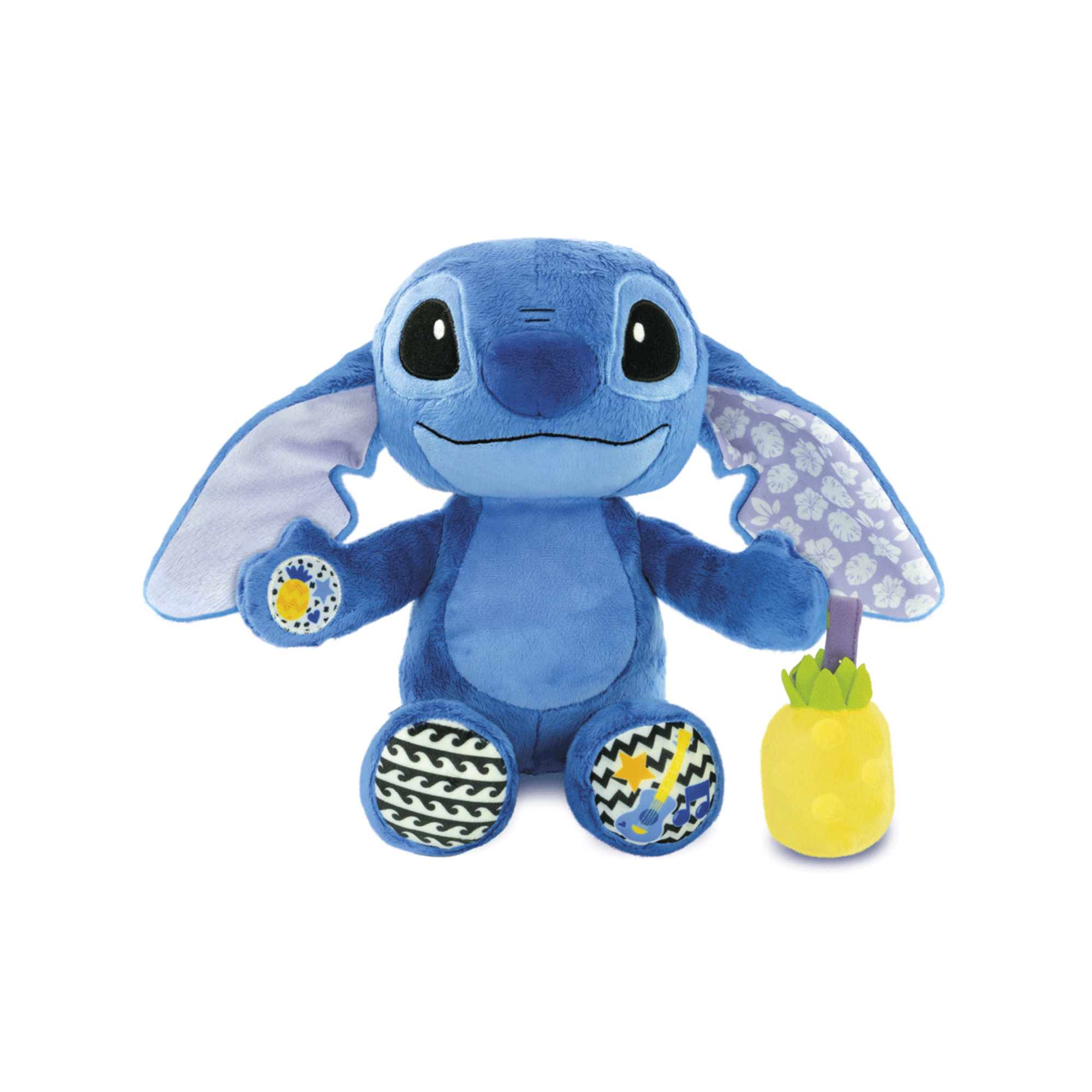 Baby clementoni - disney baby stitch musical plush - 0m+ - Baby Clementoni