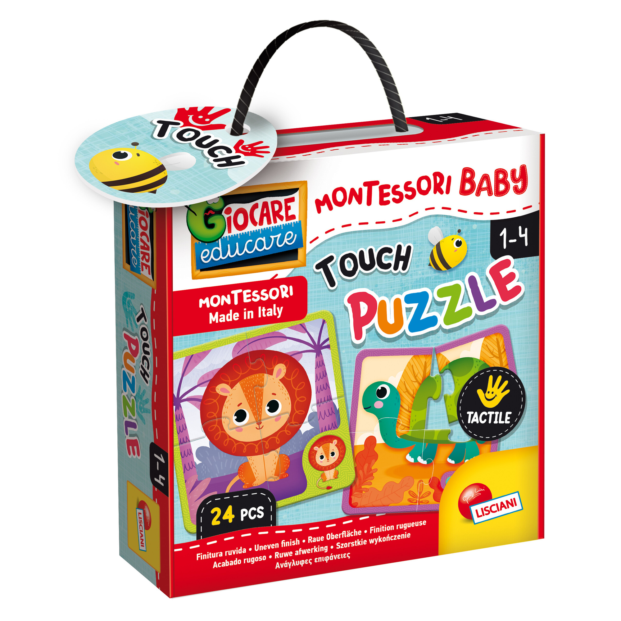 Montessori baby touch puzzle - LISCIANI