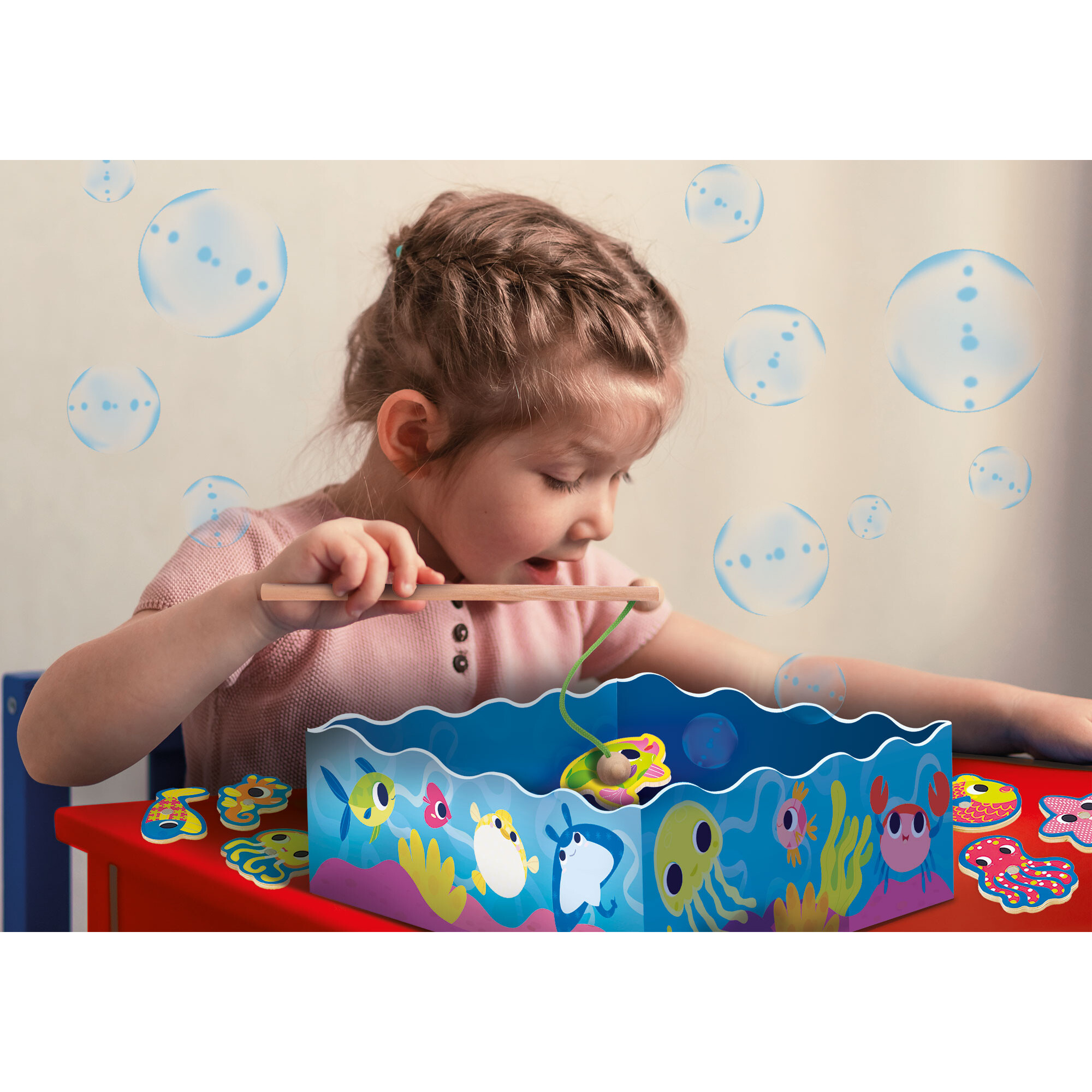 Montessori baby legno magnetic fish fun - LISCIANI