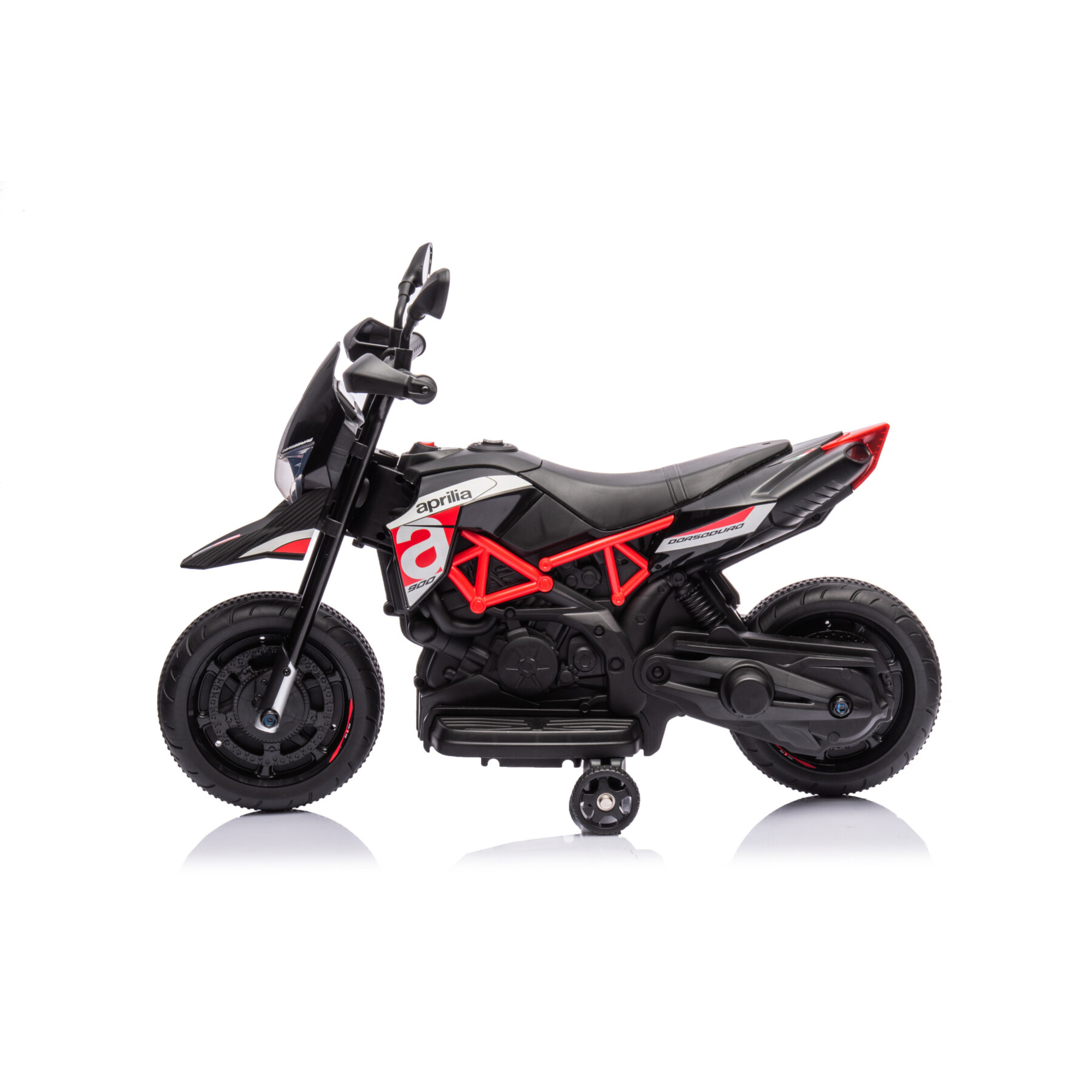 Moto elettrica per bambini 6v aprilia dorsoduro small colore nero - MOTO GP