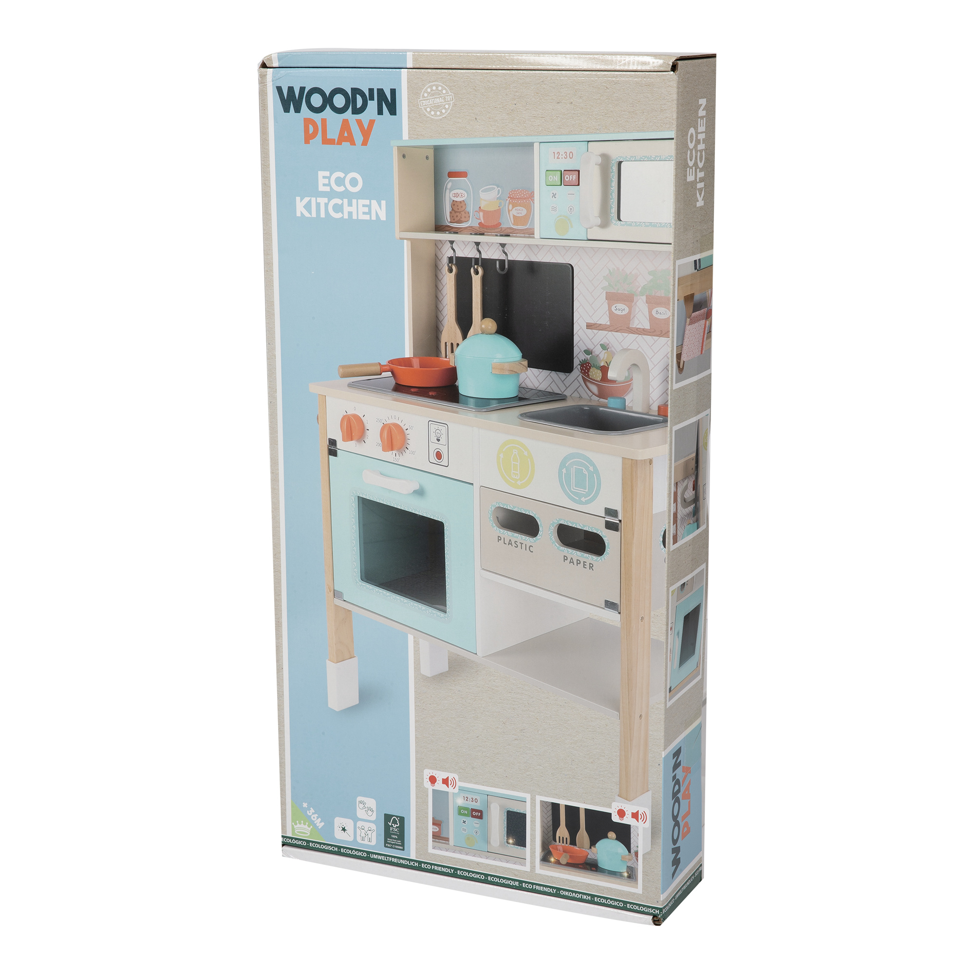 Cucina eco in legno – wood “n” play - WOOD N'PLAY