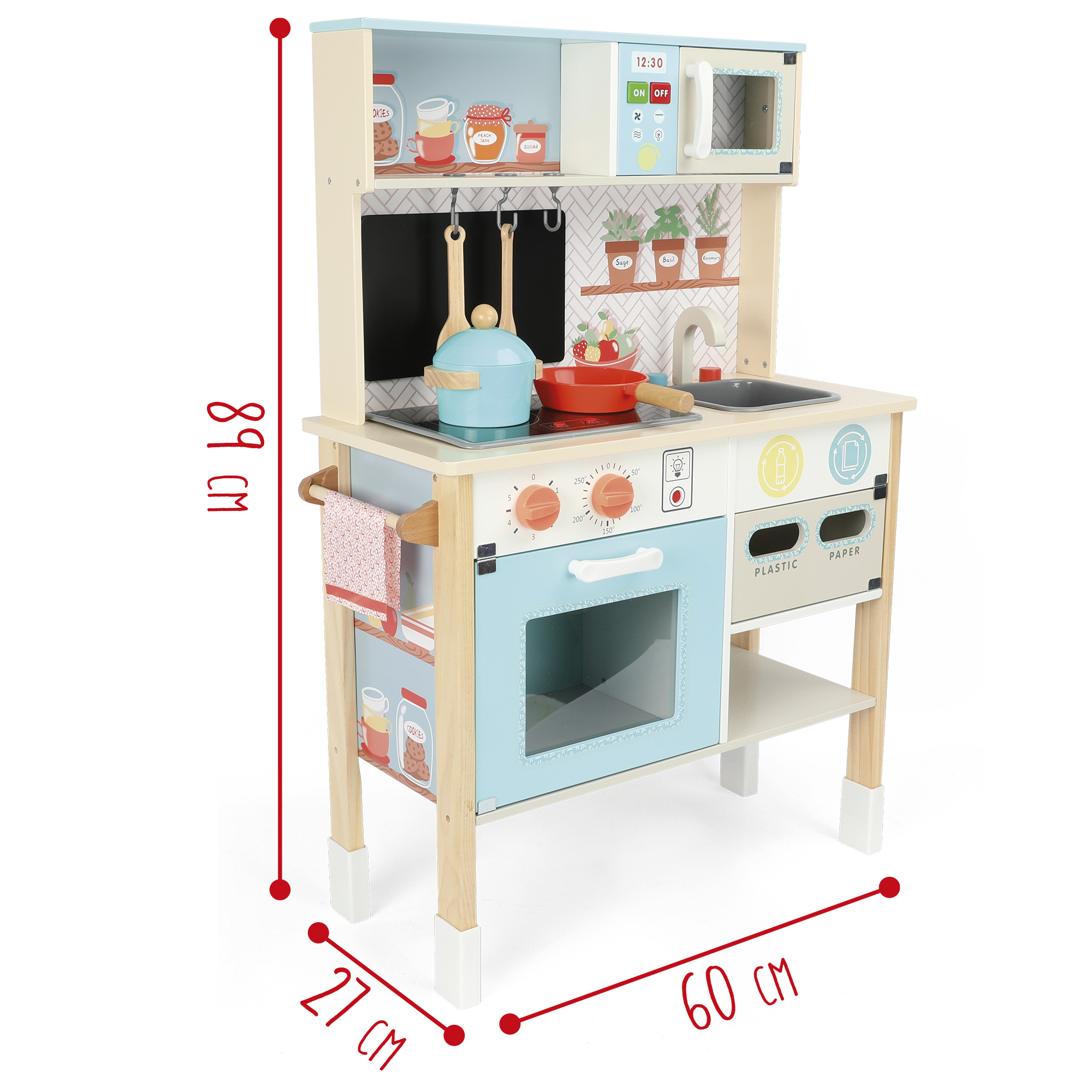 Cucina eco in legno – wood “n” play - WOOD N'PLAY