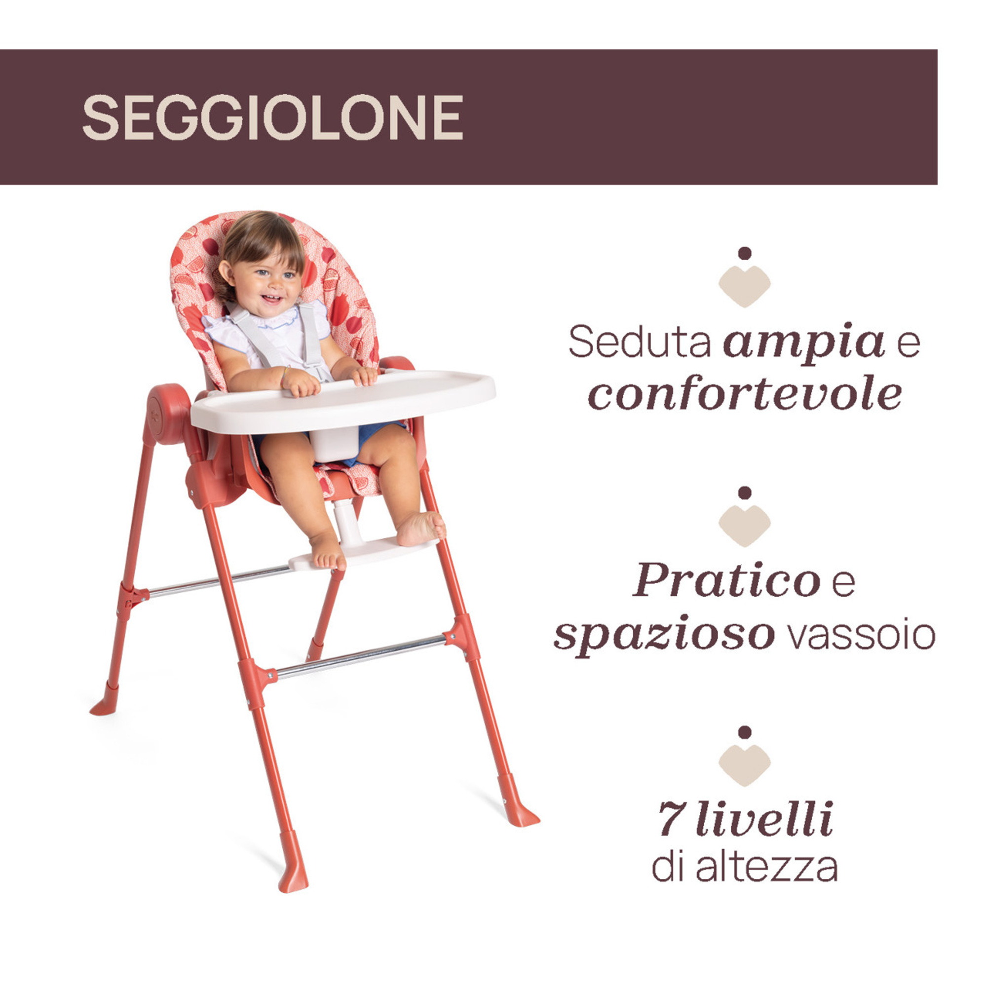 Seggiolone polly essential juice  - chicco - Chicco