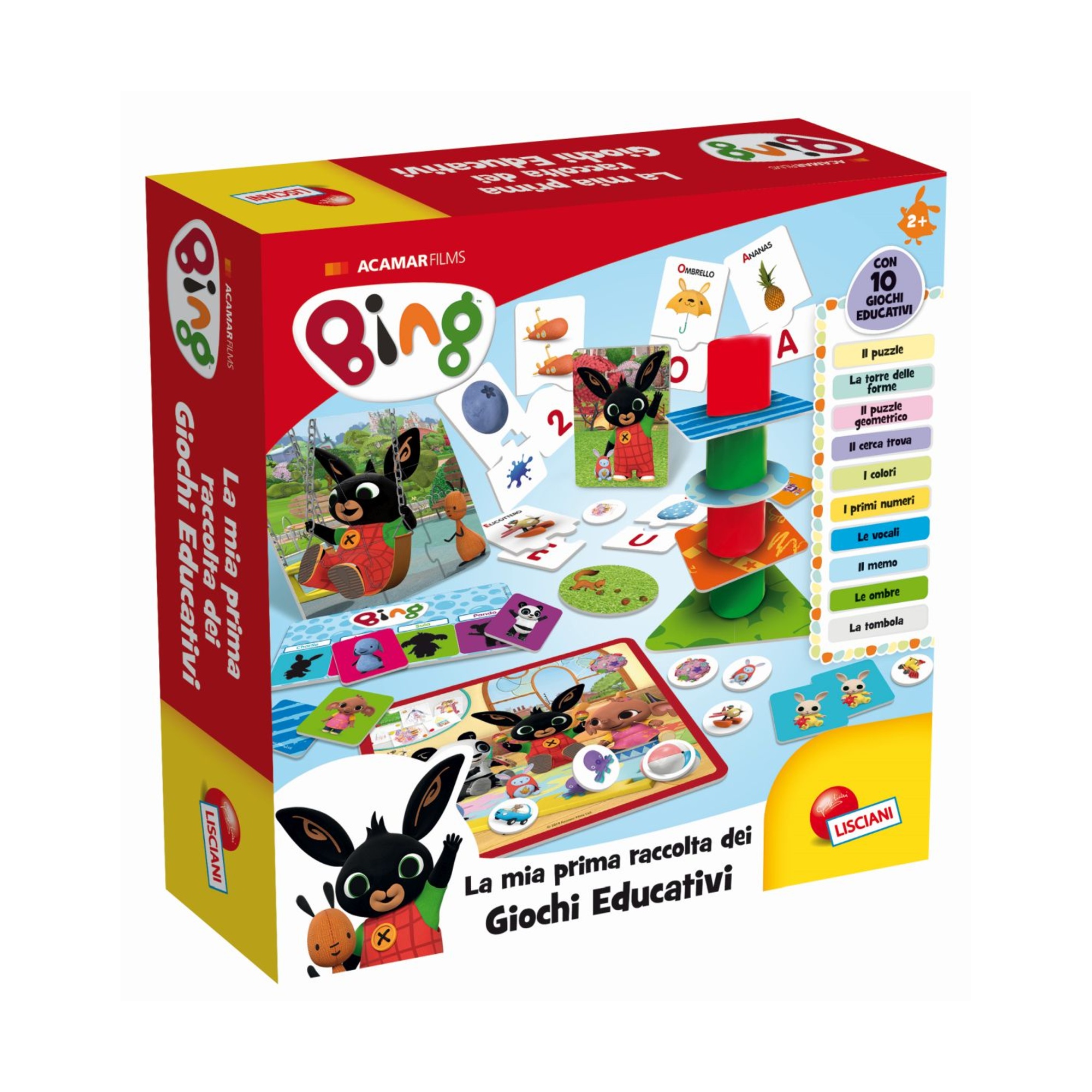 Lisciani - bing raccolta giochi educativi baby - Bing