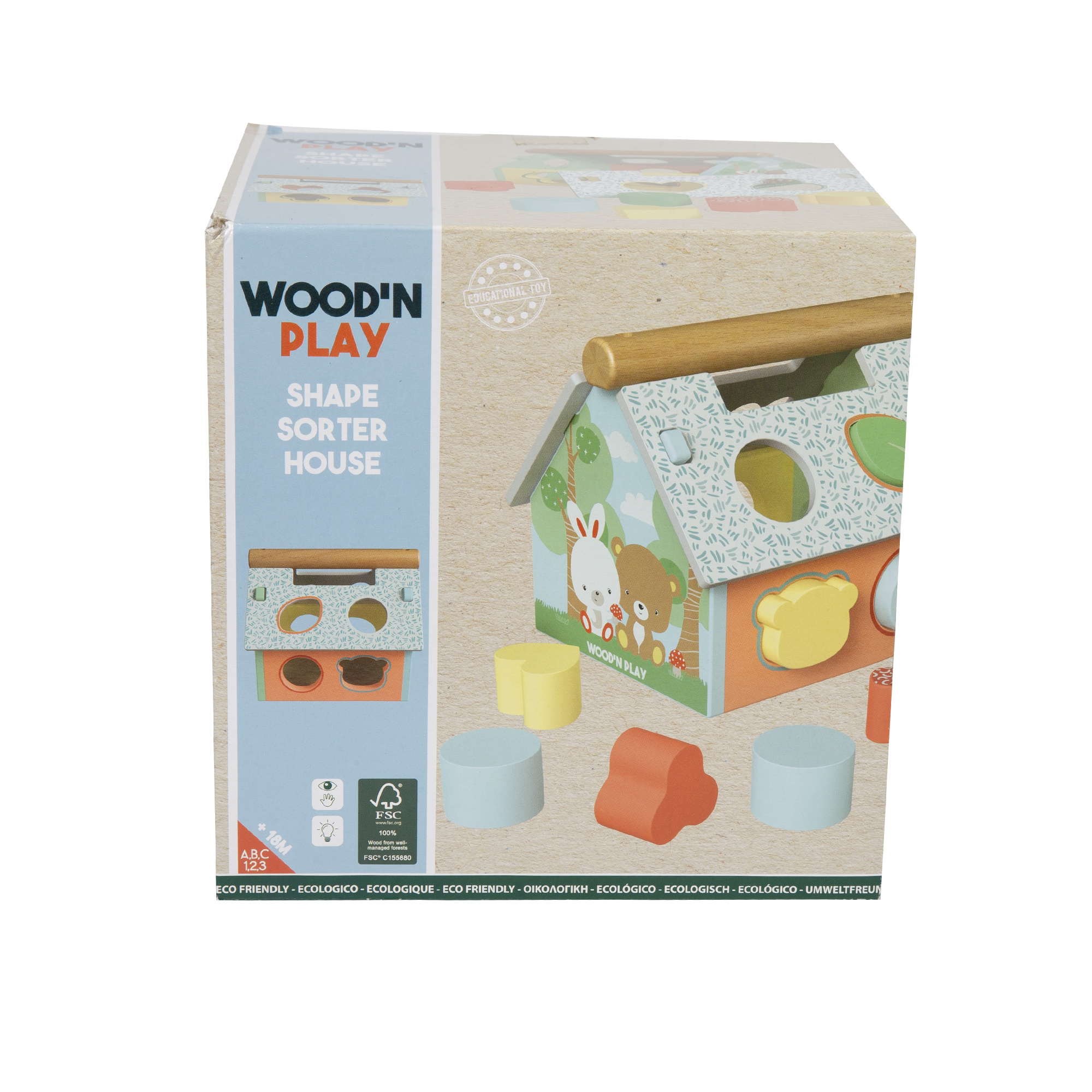 Casetta tante forme in legno - wood n play - WOOD N'PLAY