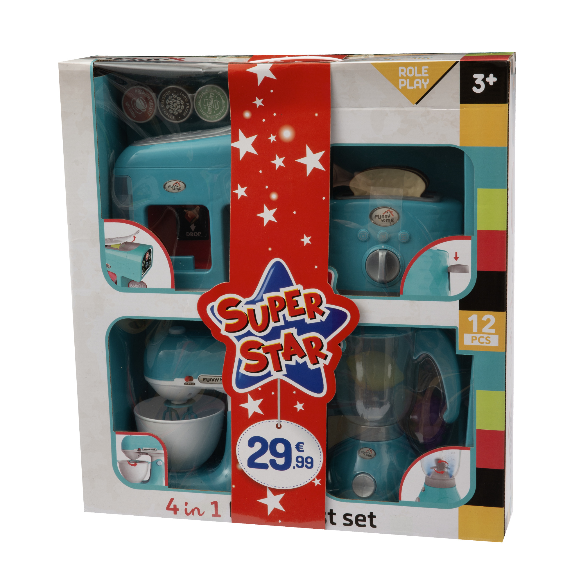 Set colazione 4in1 - funny home 3+ - Superstar