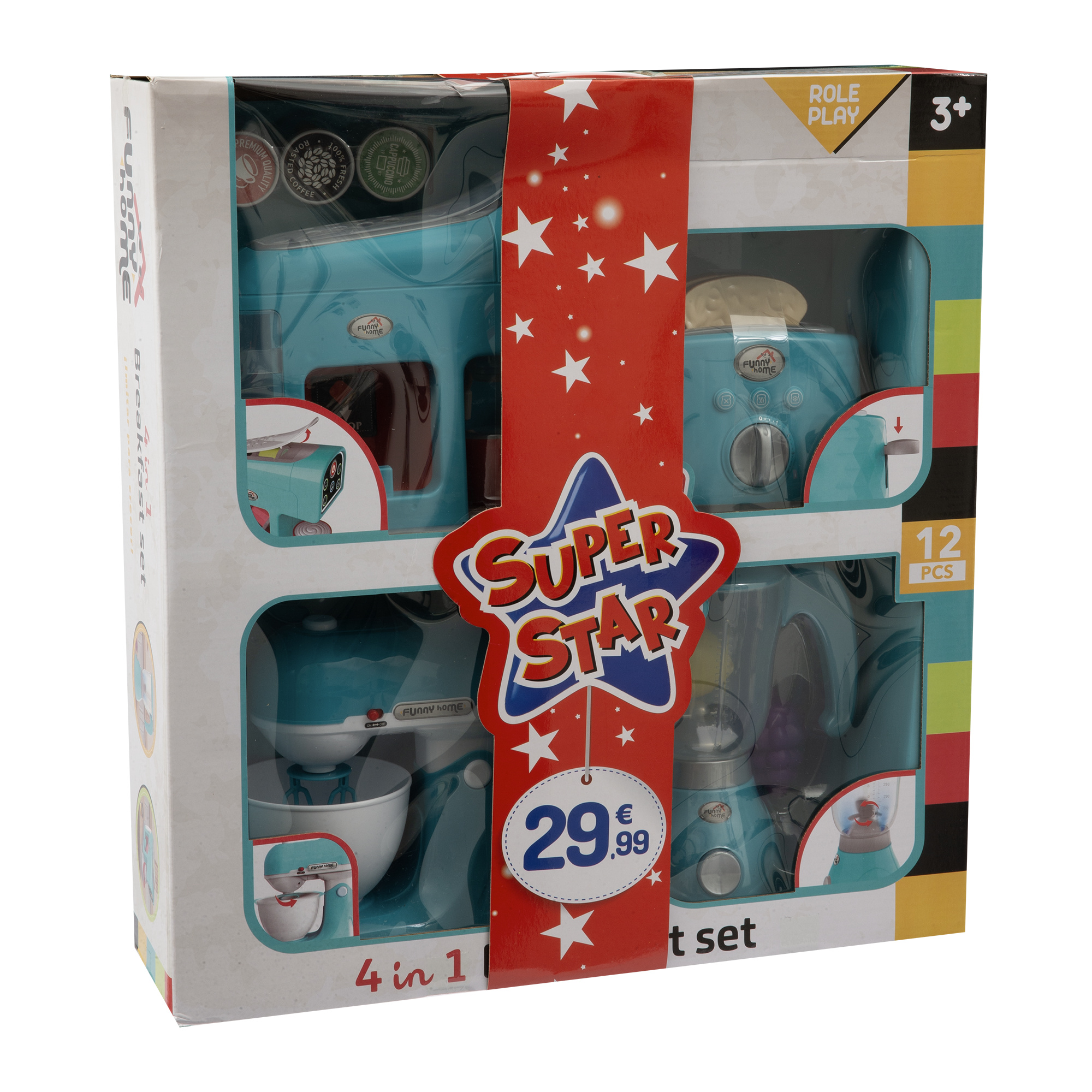 Set colazione 4in1 - funny home 3+ - Superstar