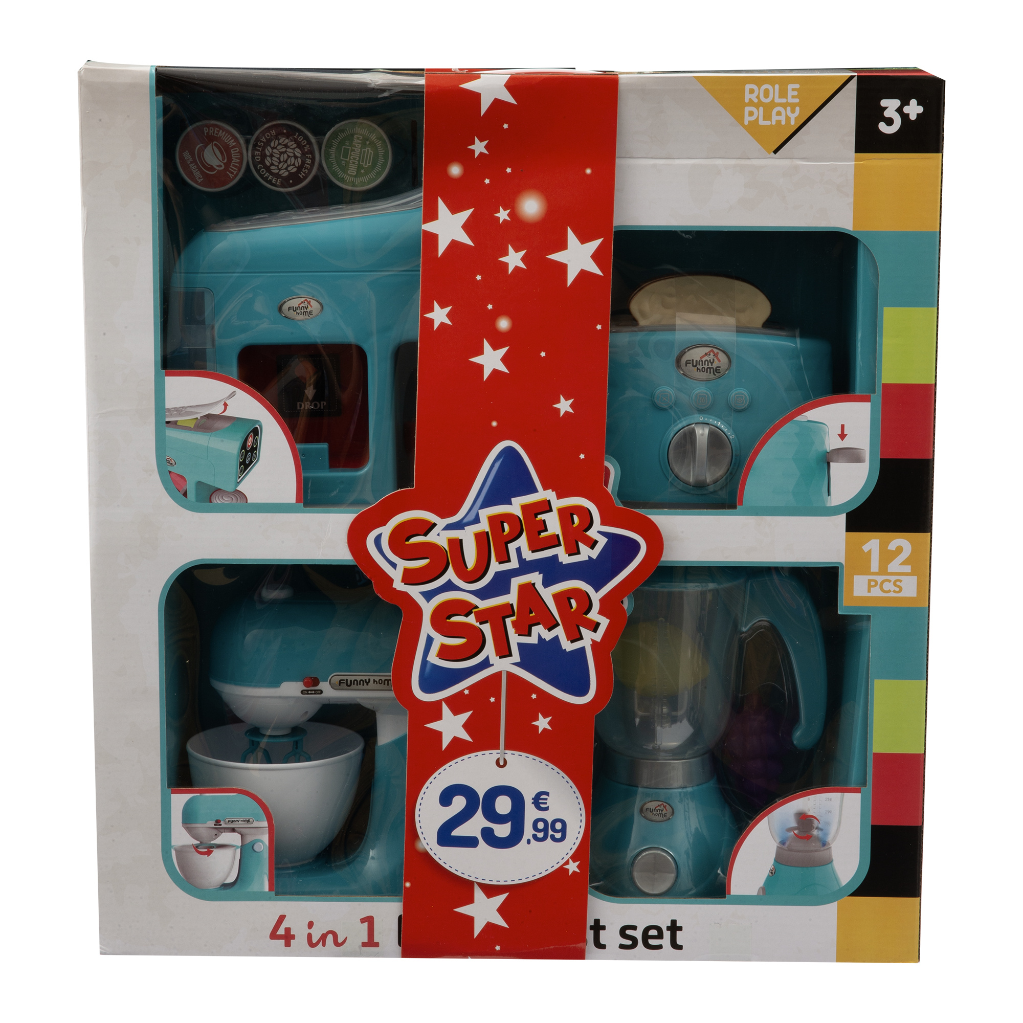 Set colazione 4in1 - funny home 3+ - Superstar