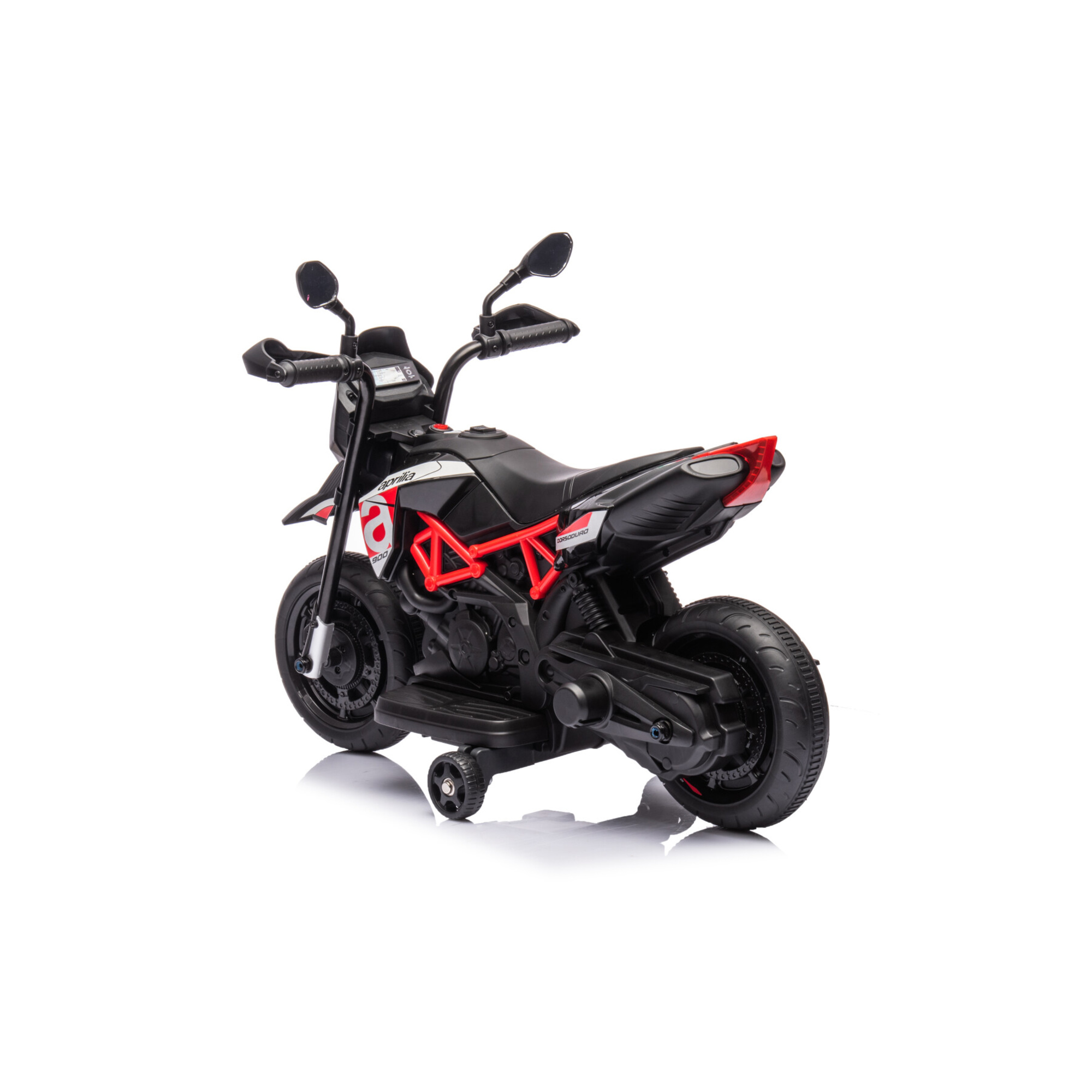 Moto elettrica per bambini 6v aprilia dorsoduro small colore nero - MOTO GP