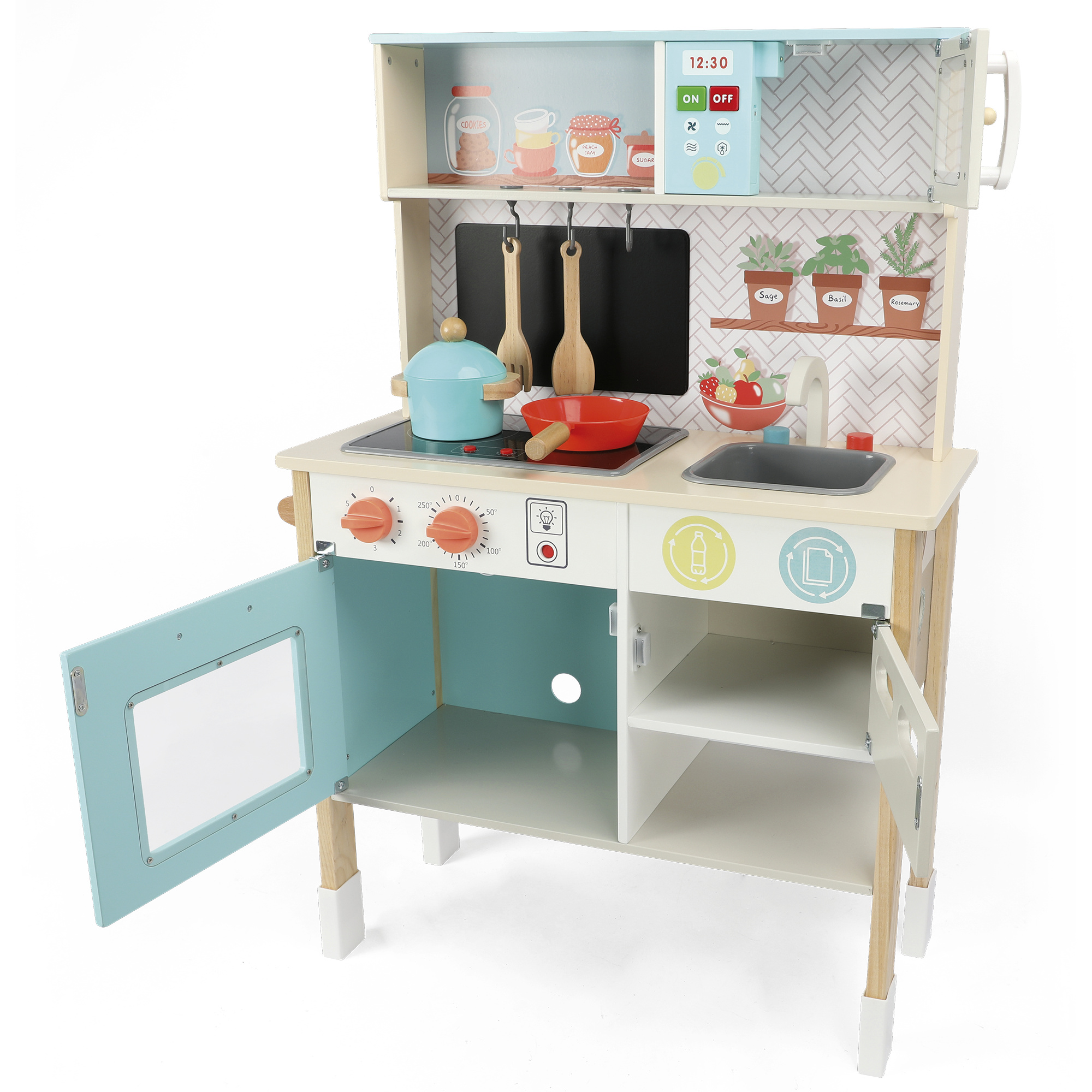 Cucina eco in legno – wood “n” play - WOOD N'PLAY