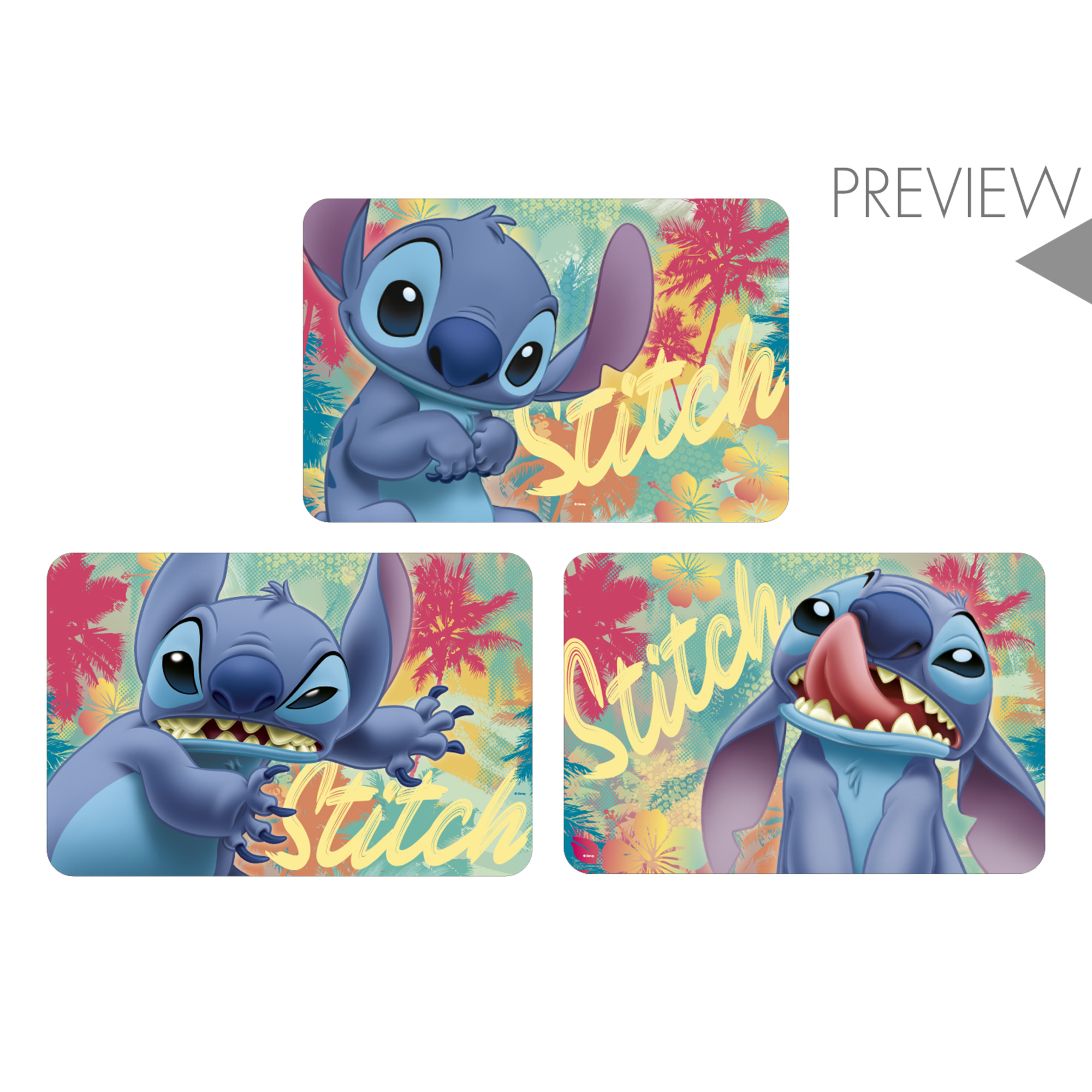 Tovaglietta polipropilene  stitch hawaii - lulabi - LULABI DISNEY