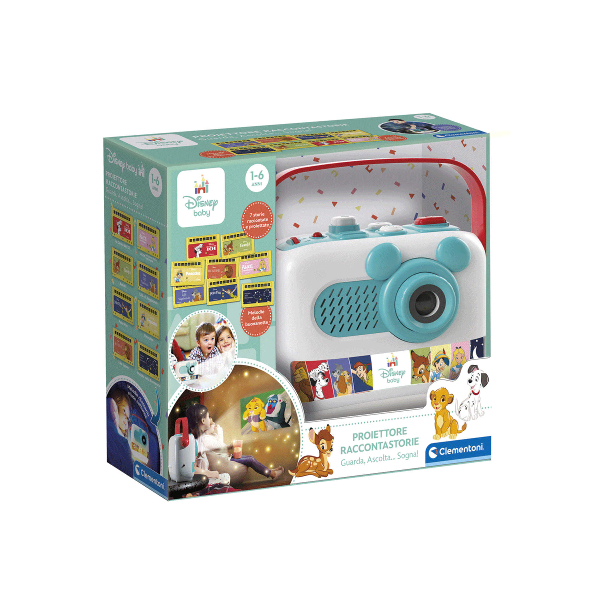 Clementoni - disney baby - proiettore raccontastorie - Disney