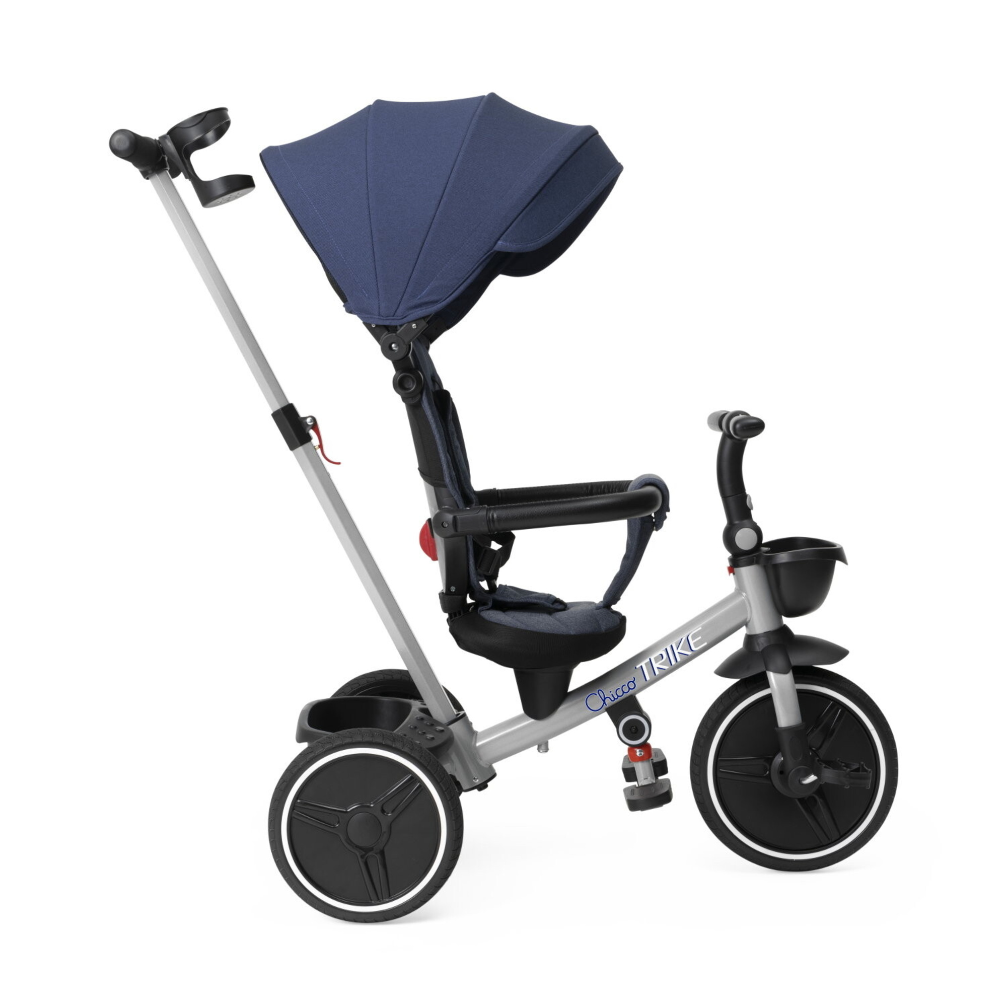 Triciclo 4 in 1 chicco per bambini – modalità evolutive (6 mesi – 4 anni) - Chicco