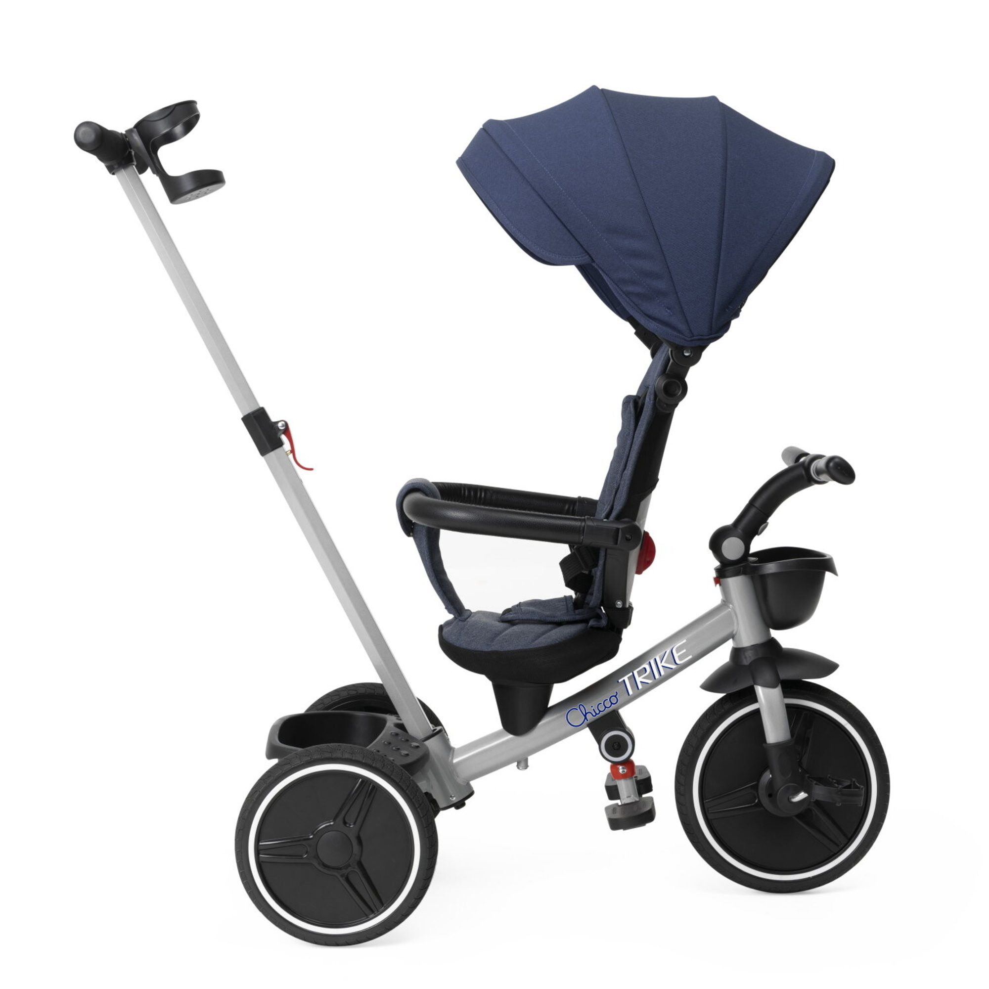 Triciclo 4 in 1 chicco per bambini – modalità evolutive (6 mesi – 4 anni) - Chicco