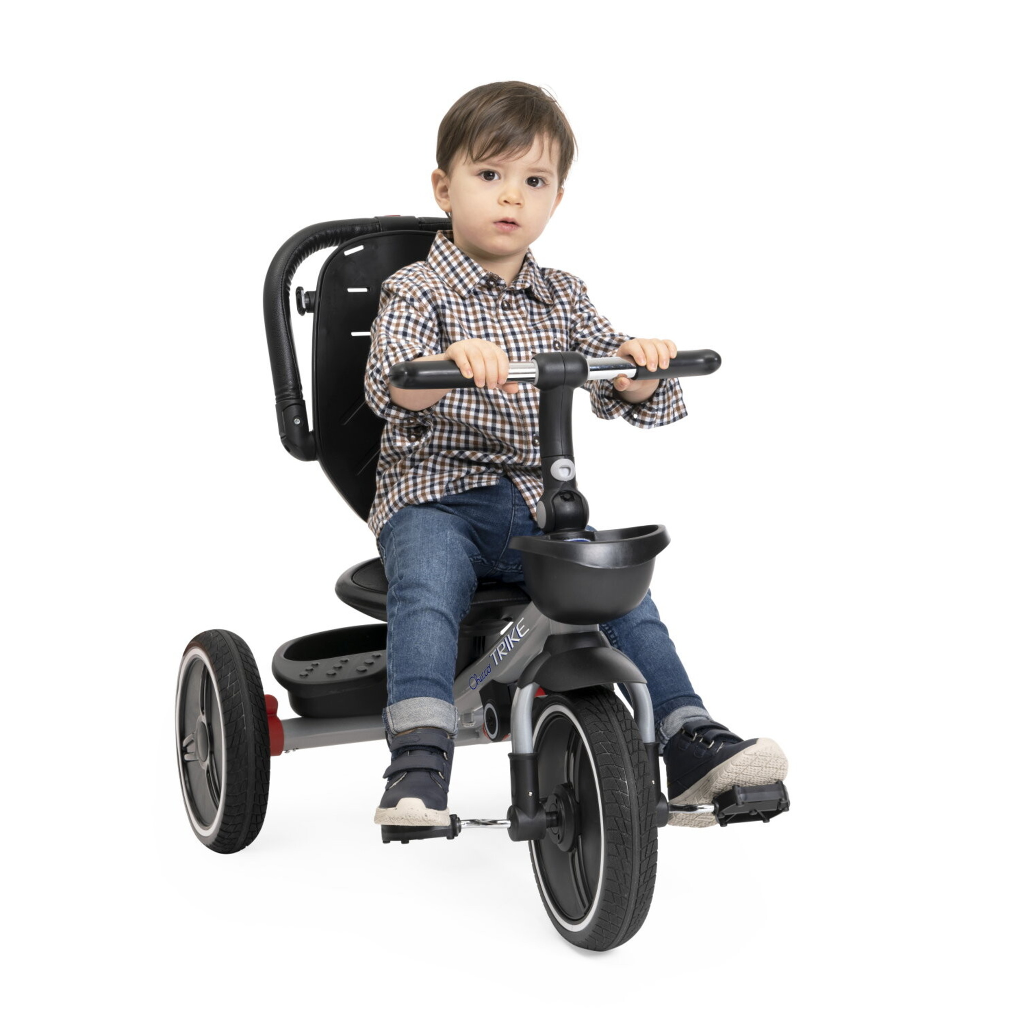 Triciclo 4 in 1 chicco per bambini – modalità evolutive (6 mesi – 4 anni) - Chicco