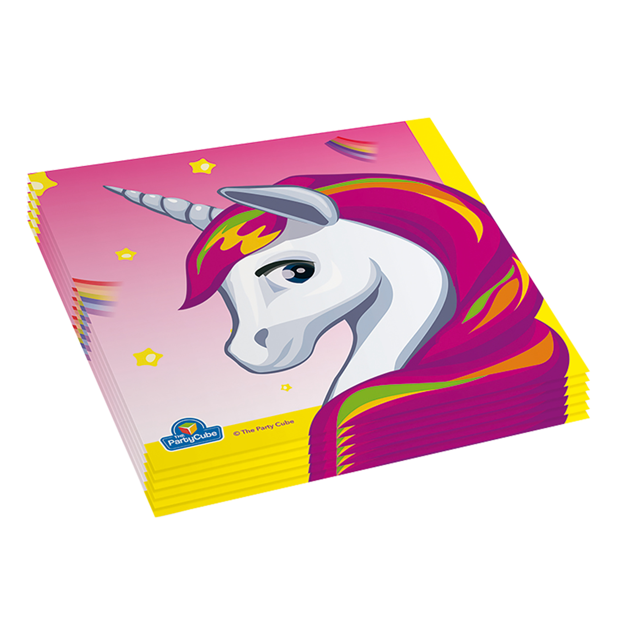 Tovaglioli unicorno 33x33 cm - confezione da 20 pezzi - No brand