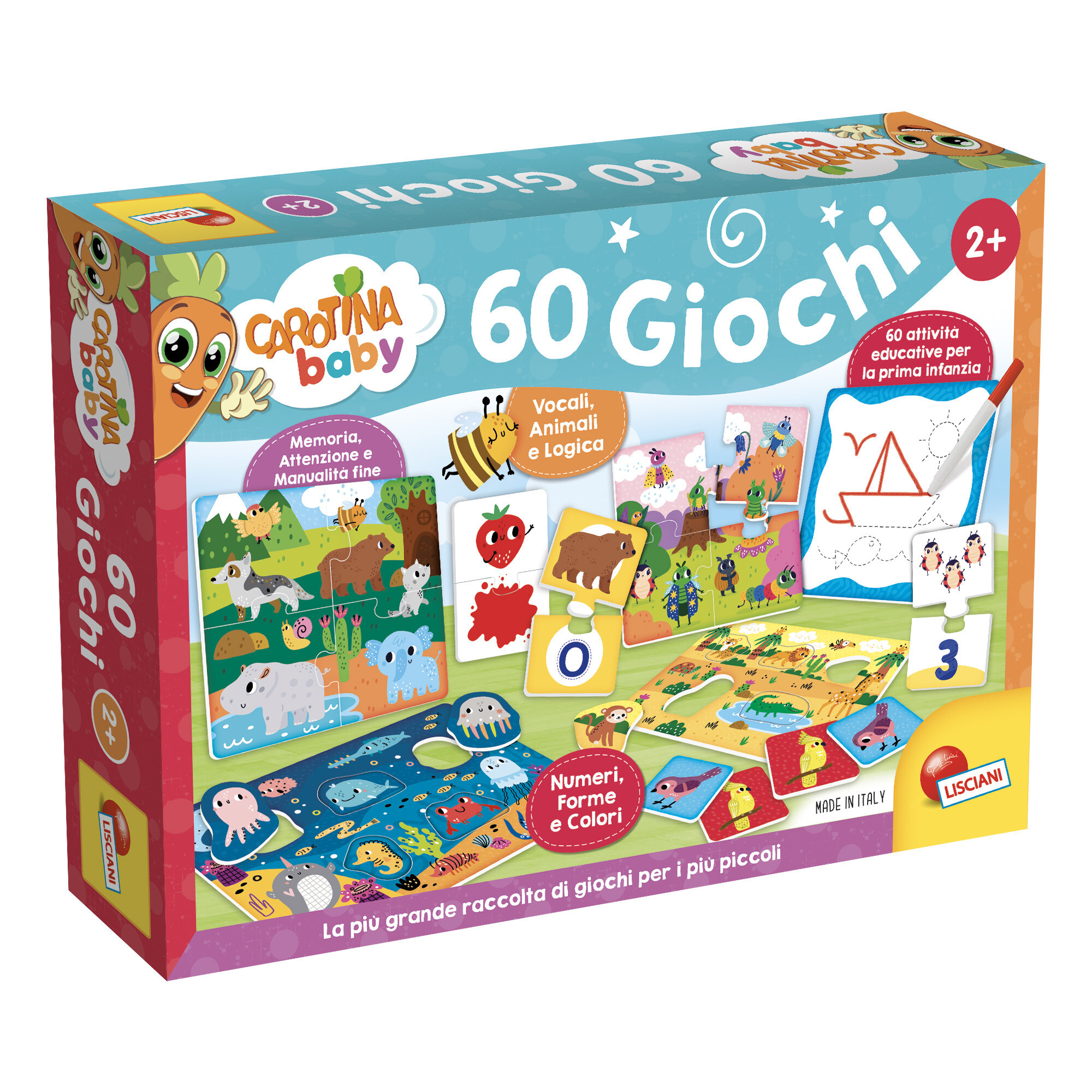 Carotina baby 60 giochi - LISCIANI