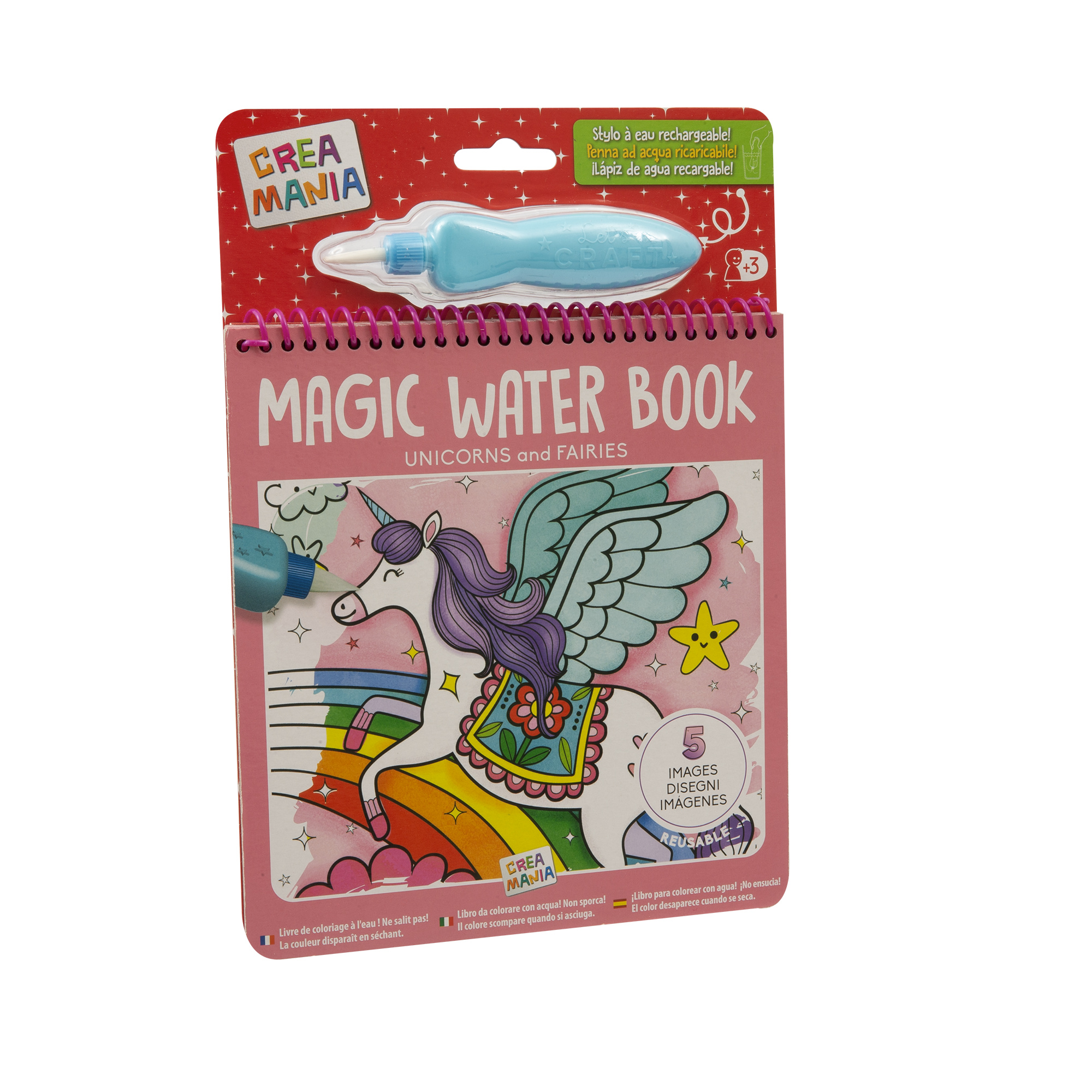 Magic water book - crea mania -3+ - Creamania