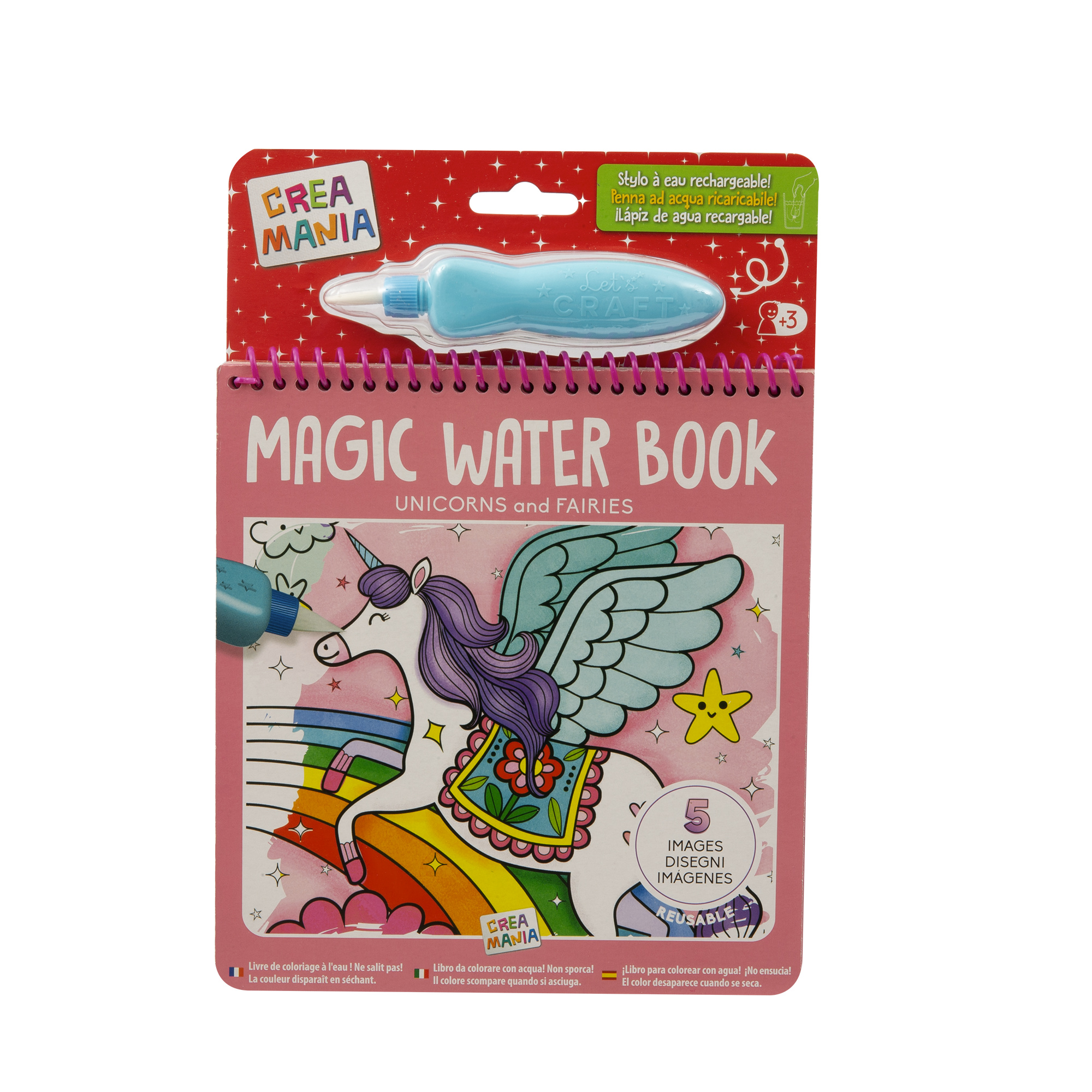 Magic water book - crea mania -3+ - Creamania