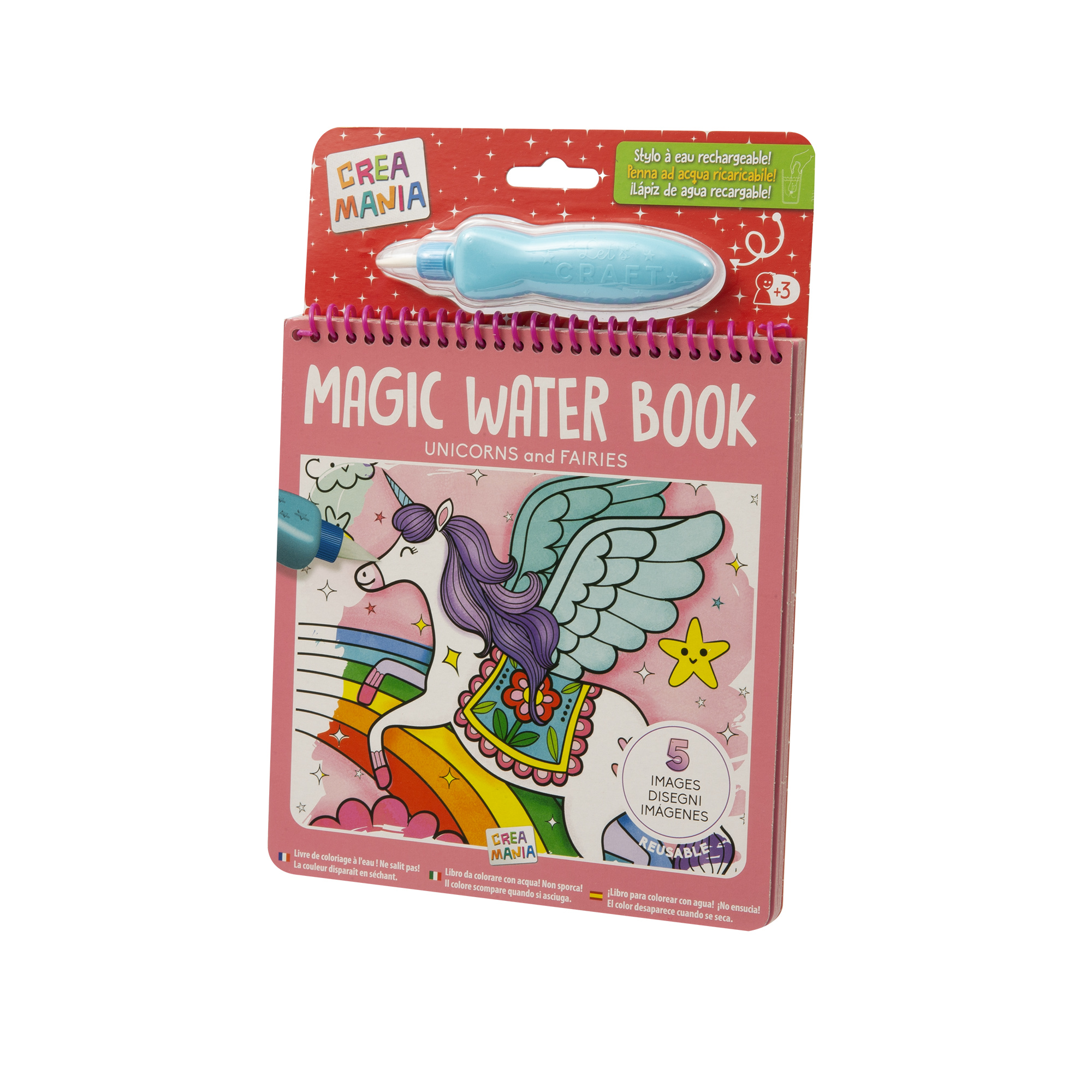 Magic water book - crea mania -3+ - Creamania