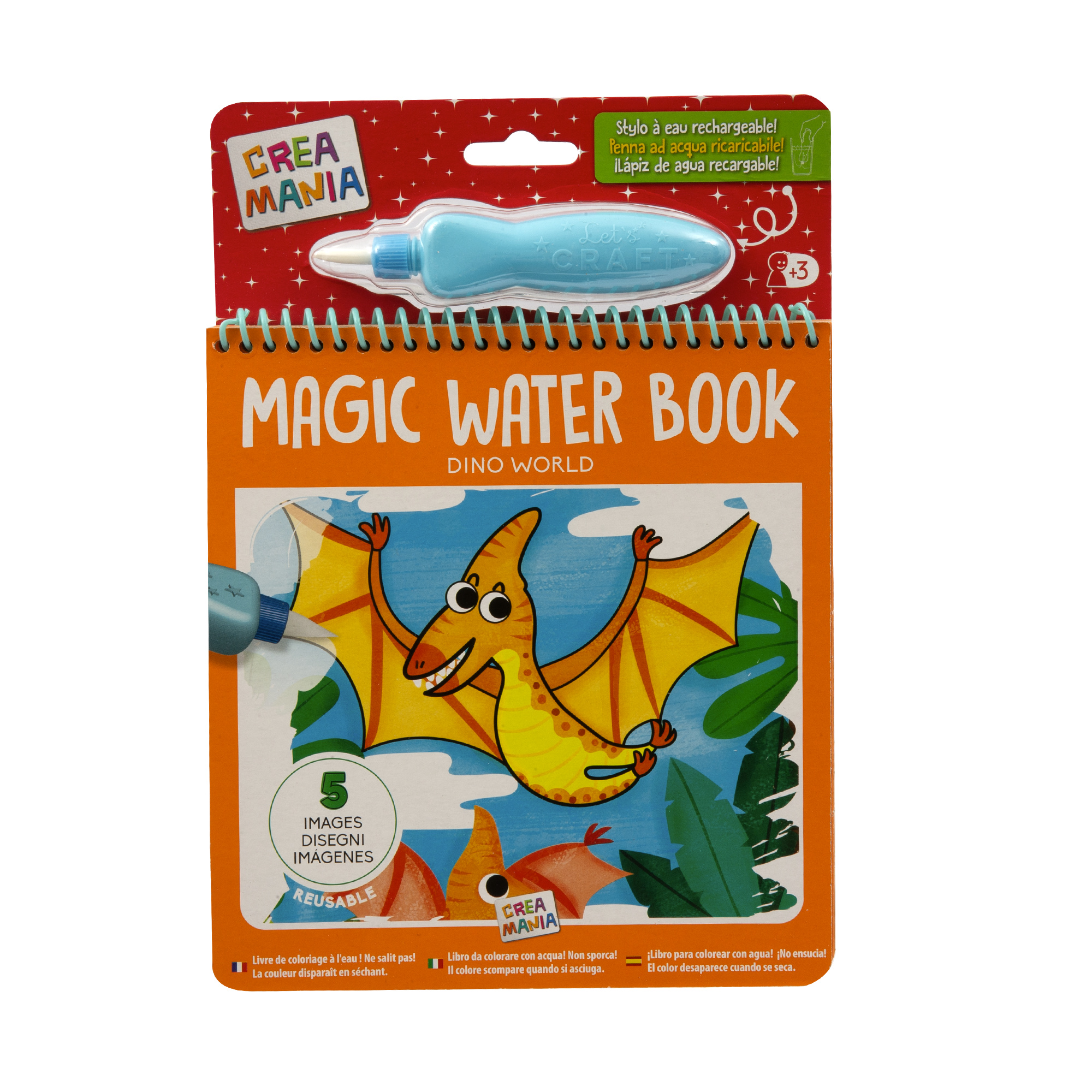 Magic water book - crea mania -3+ - Creamania