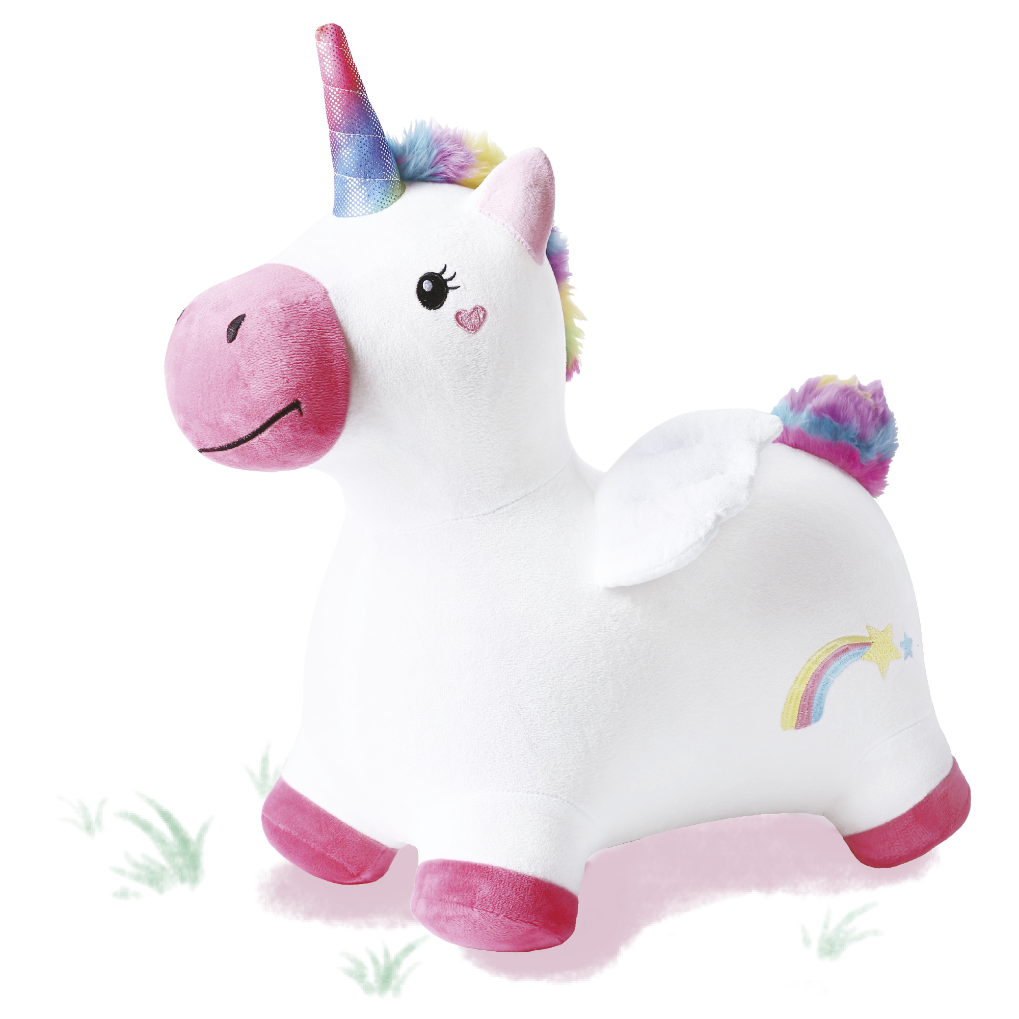 Cavalcabile gonfiabile unicorno - baby smile - 18m+ - Baby Smile