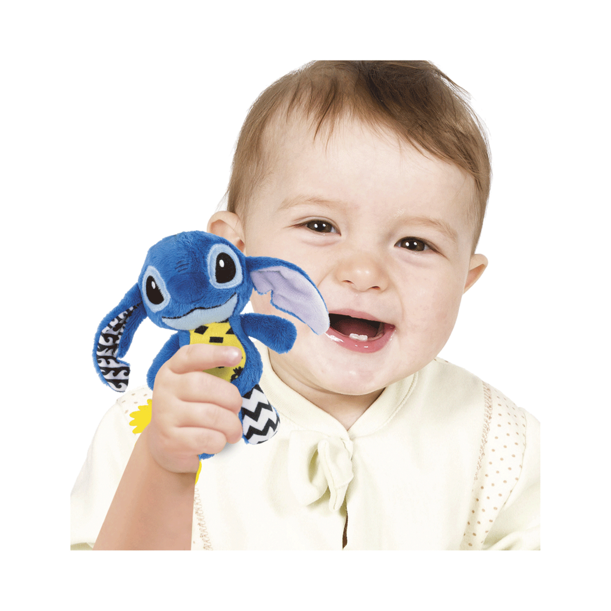 Clementoni - 17919 - stitch on the go plush - Baby Clementoni