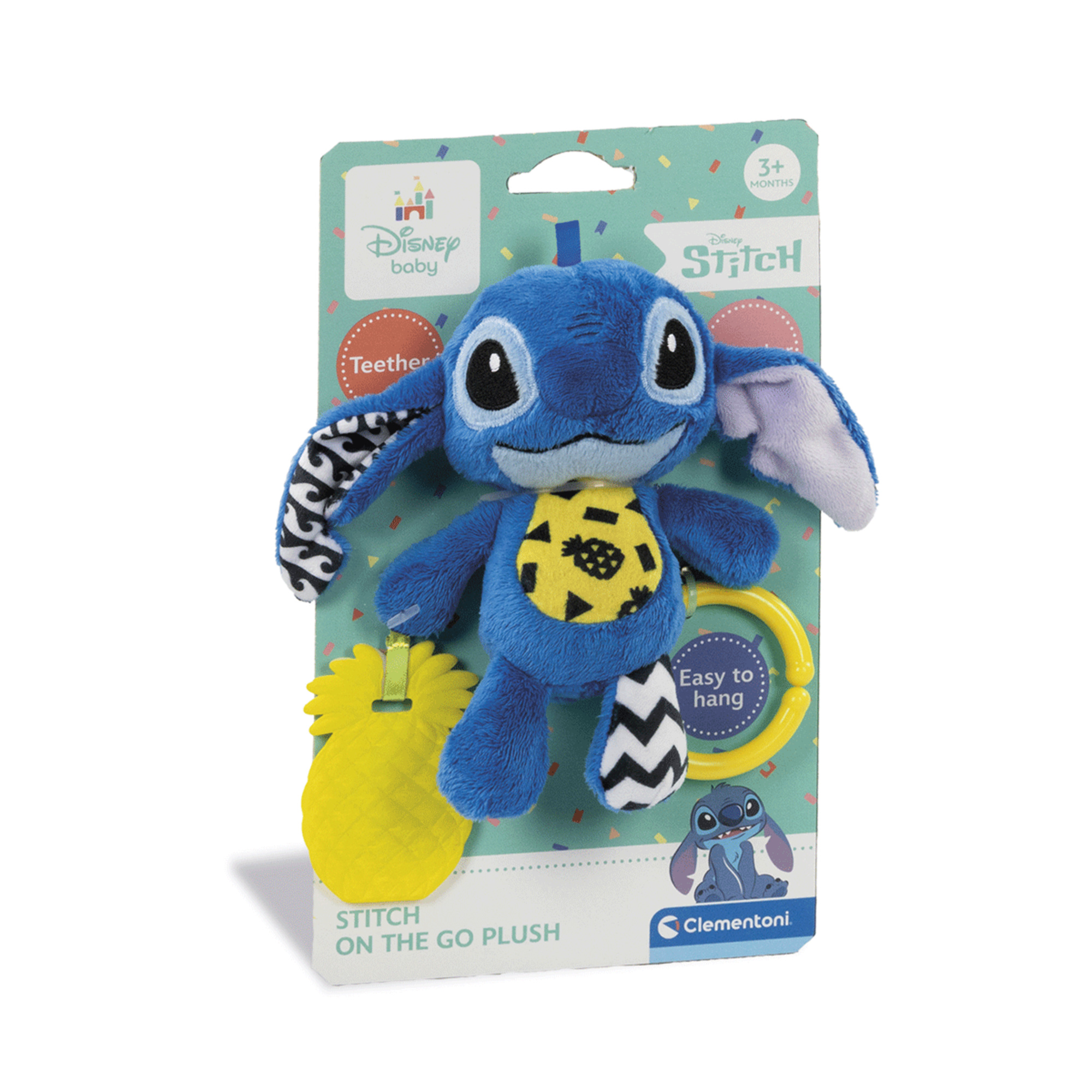 Clementoni - 17919 - stitch on the go plush - Baby Clementoni