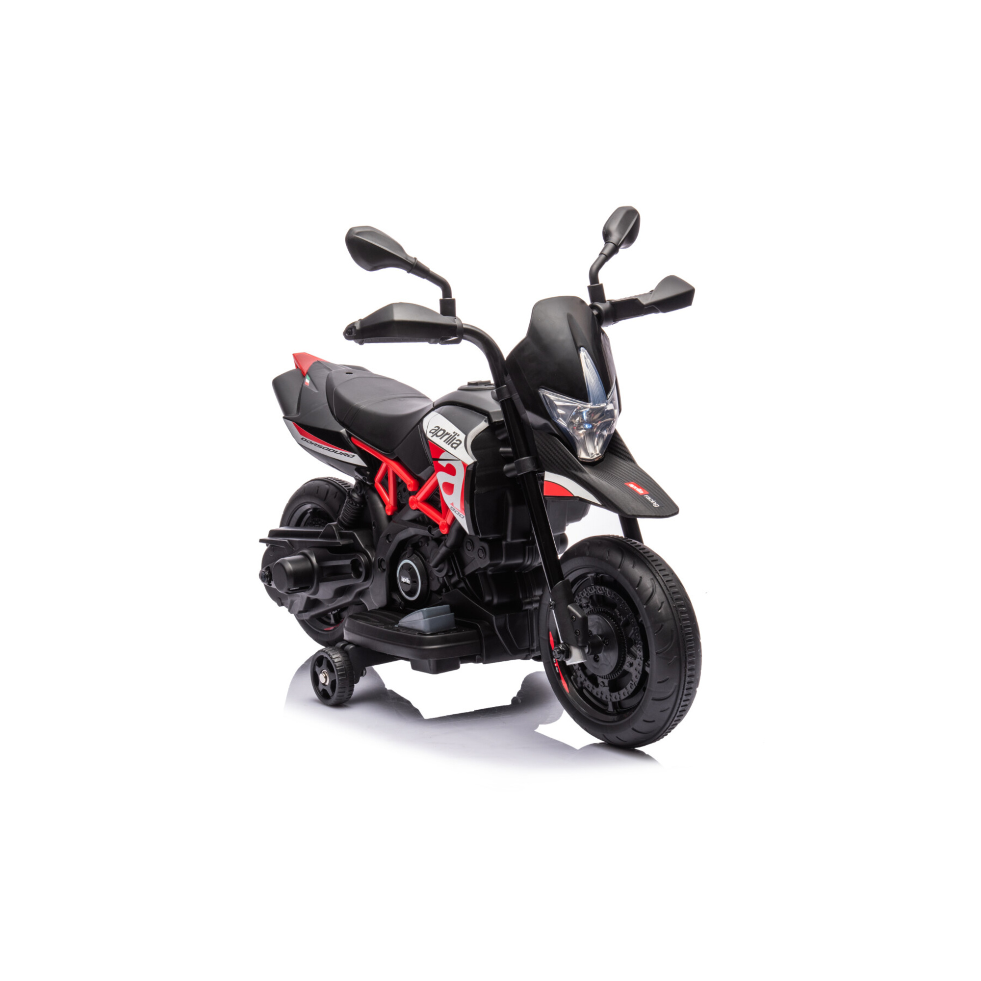 Moto elettrica per bambini 6v aprilia dorsoduro small colore nero - MOTO GP