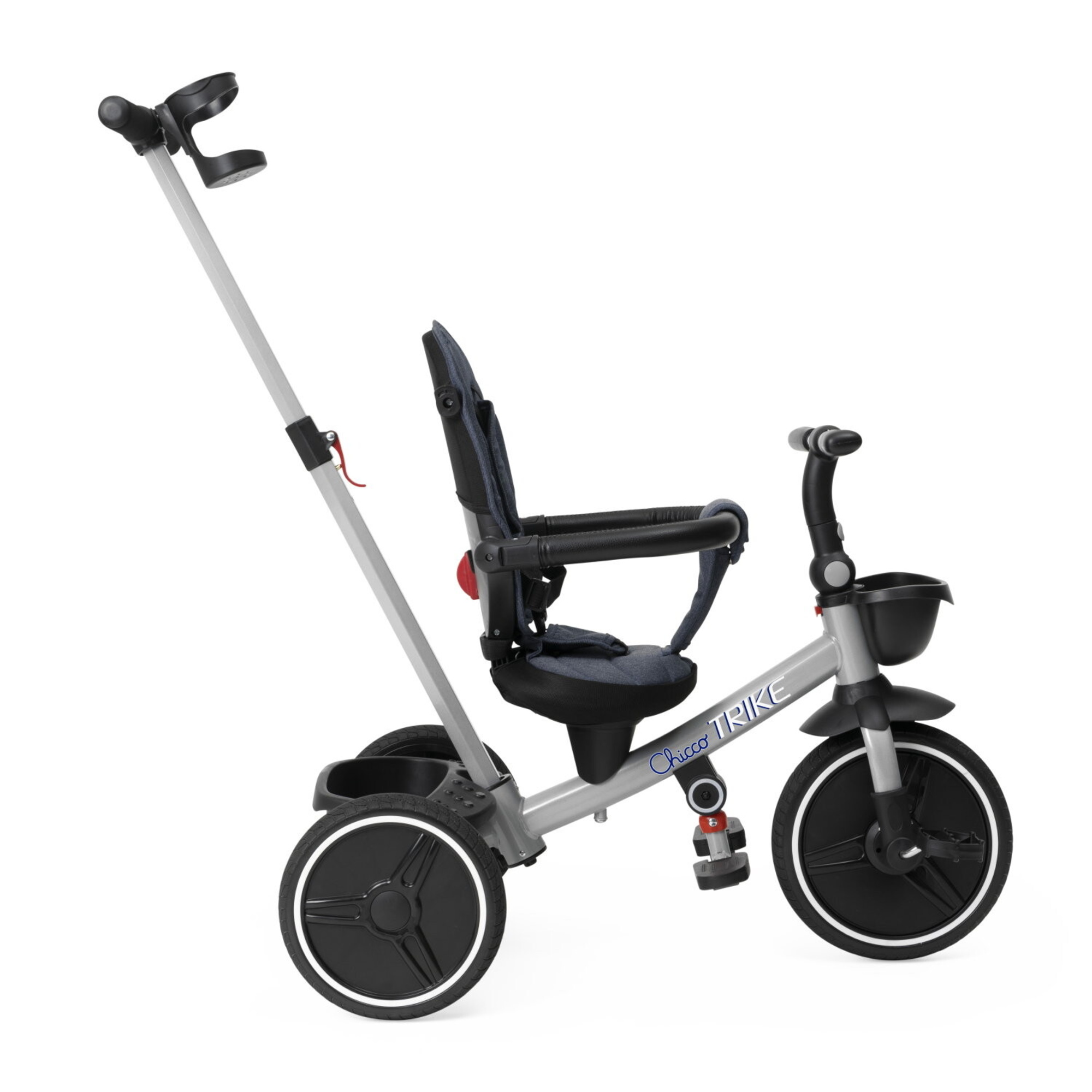 Triciclo 4 in 1 chicco per bambini – modalità evolutive (6 mesi – 4 anni) - Chicco