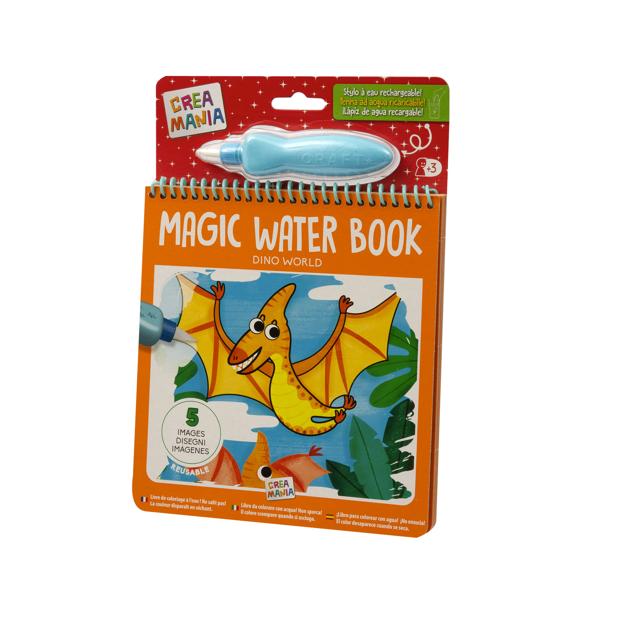 Magic water book - crea mania -3+ - Creamania