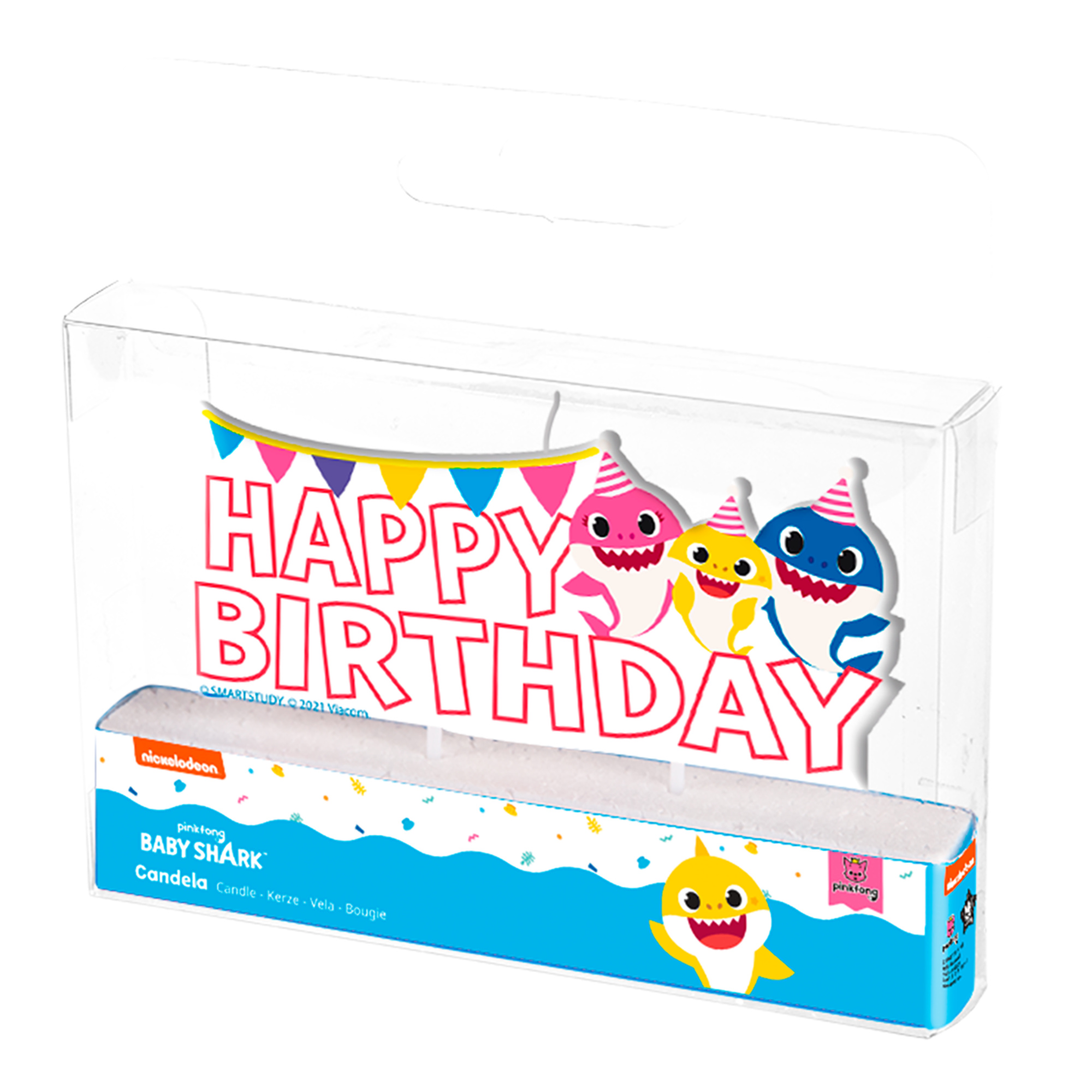 Candela happy birthday baby shark - tocco festoso - BABY SHARK