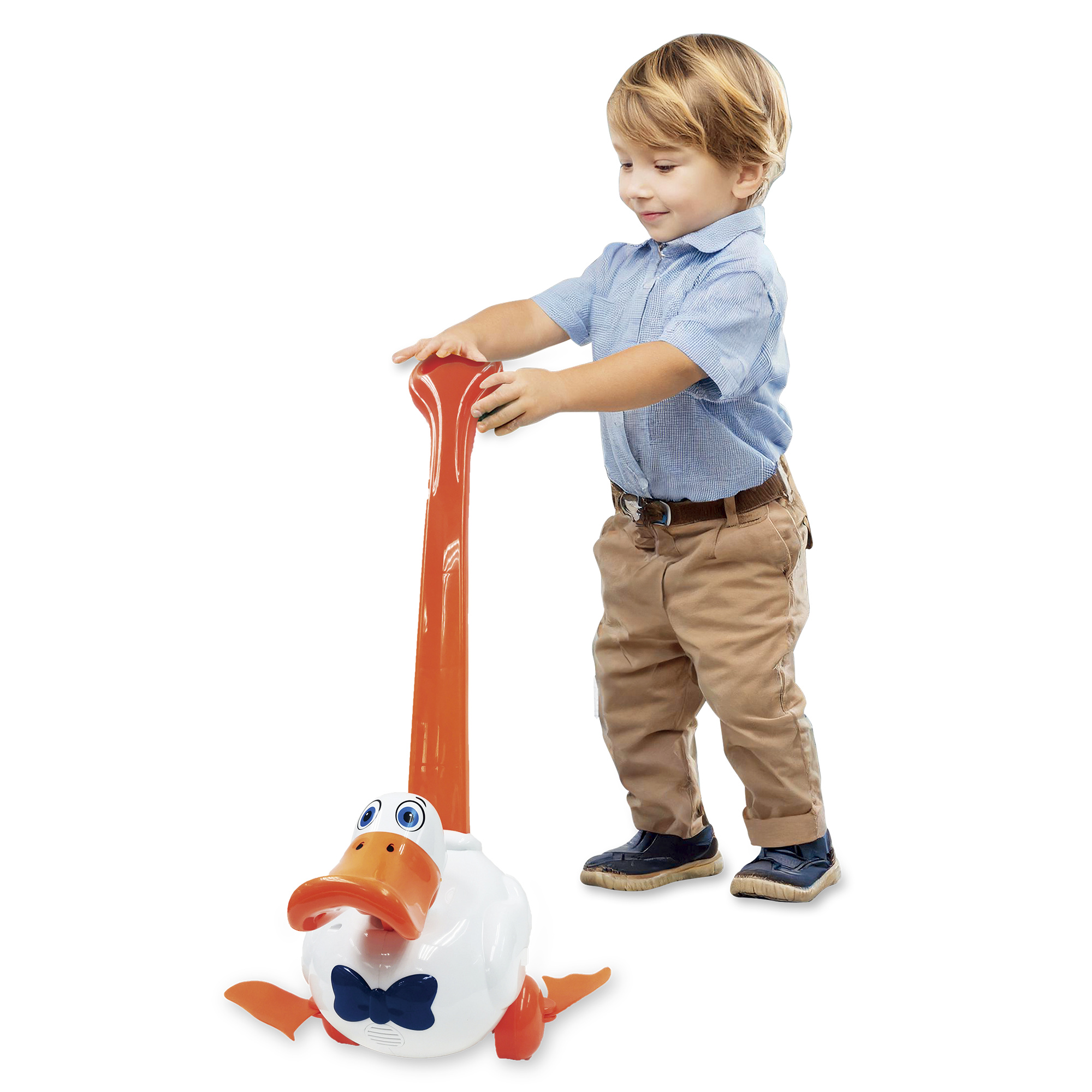 Duck push&go - gioco interattivo per i primi passi - baby smile - Baby Smile