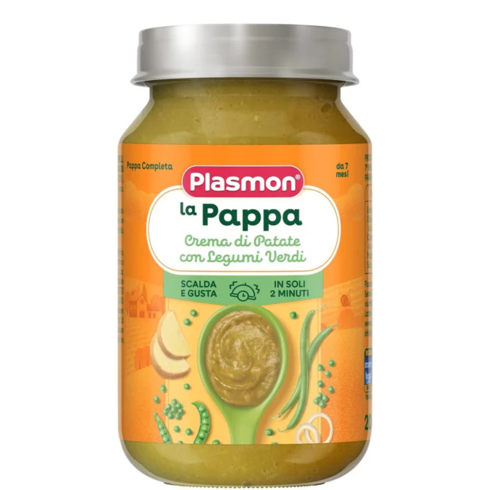 Crema di patate con legumi verdi la pappa 200g - plasmon - Plasmon