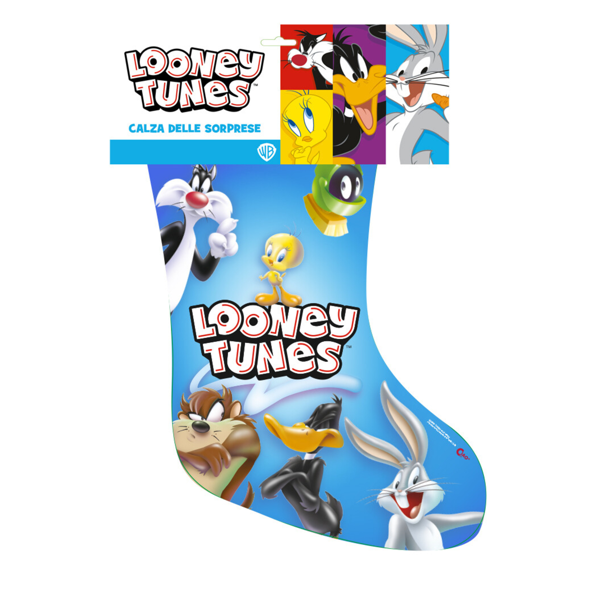 Calza della befana con sorprese looney tunes: divertimento a tema per tutti - Ciao