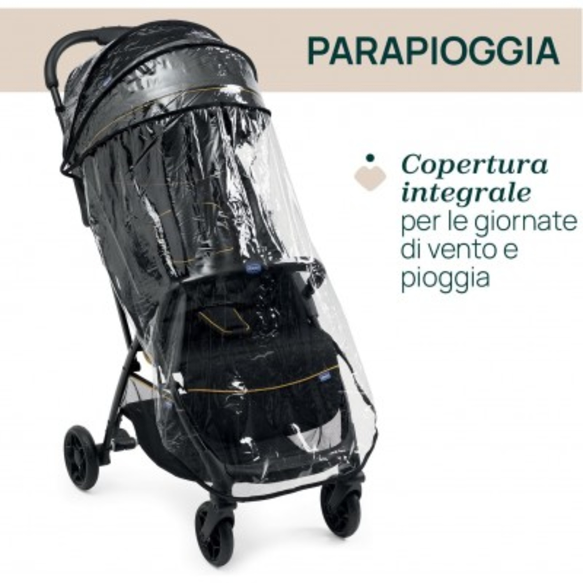 Passeggino glee grey melange - chicco - Chicco