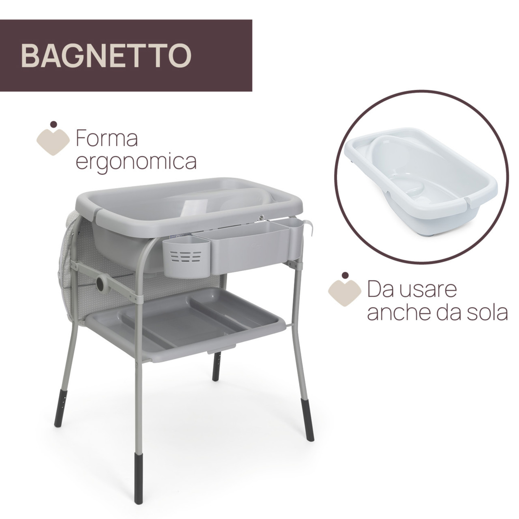 Bagnetto fasciatoio completo cuddle&bubble - chicco - Chicco